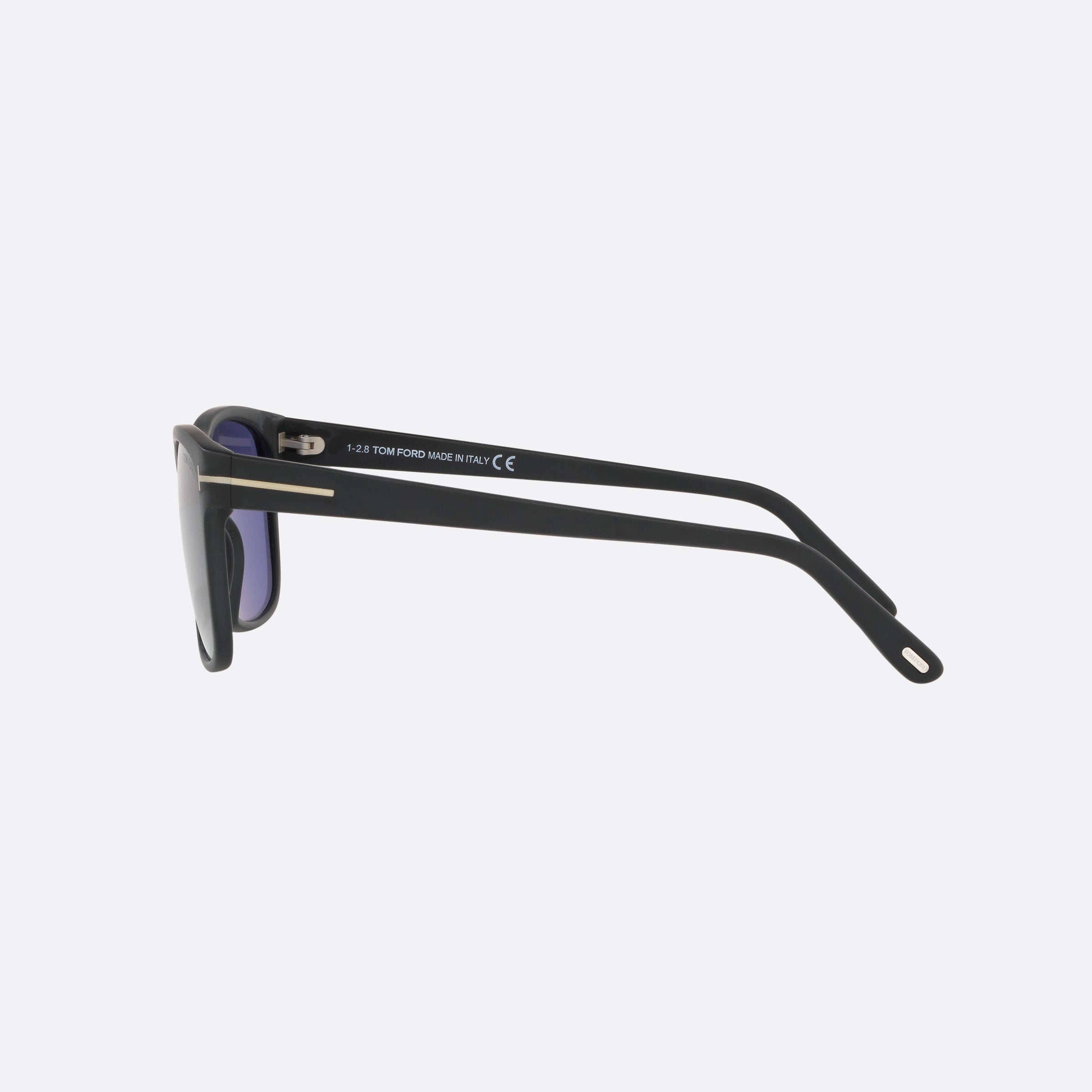 Tom 57mm Ford Ft0698 Black Rectangle Men Sunglasses - Detail View