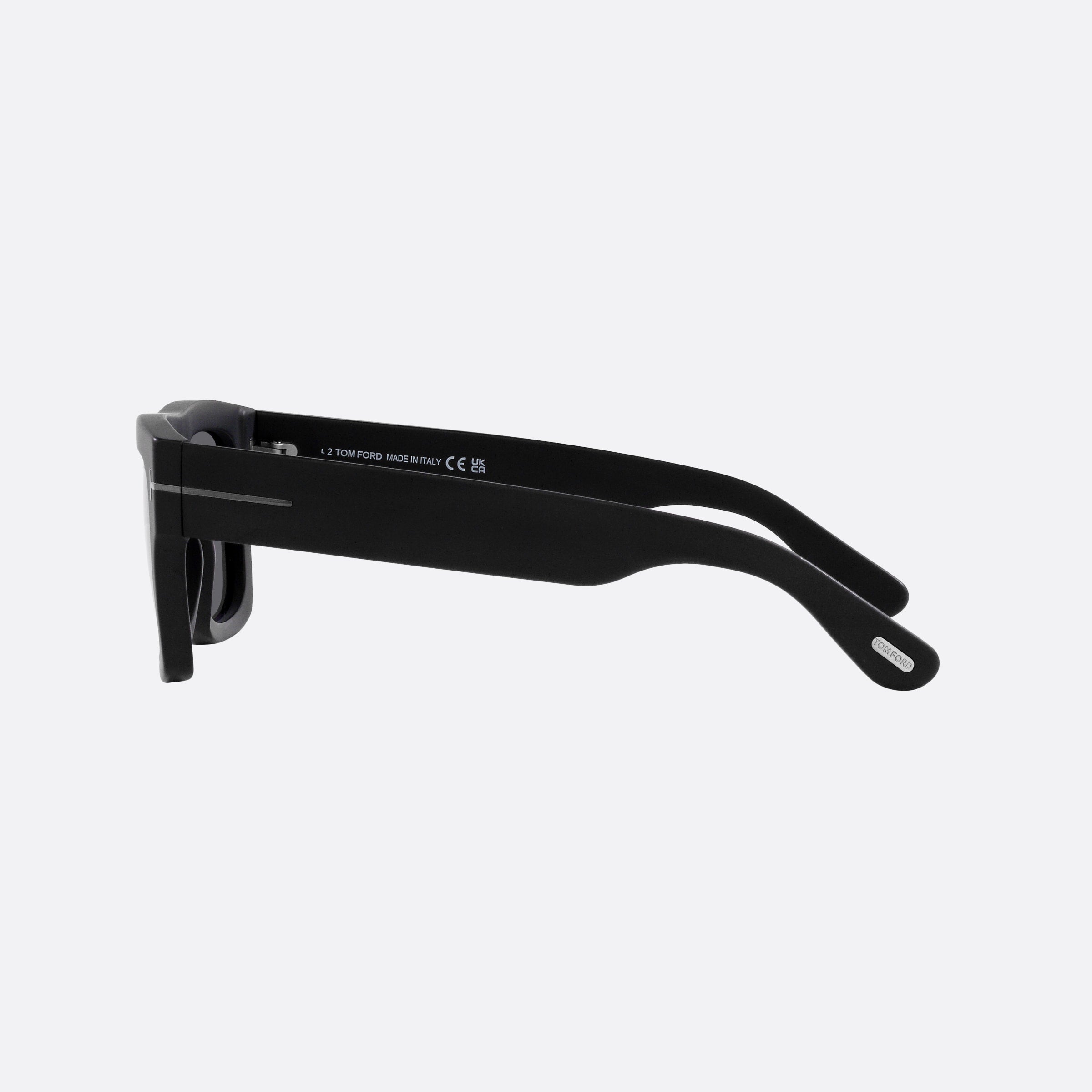 Tom 53mm Ford Ft0711 Black Square Men Sunglasses - Detail View