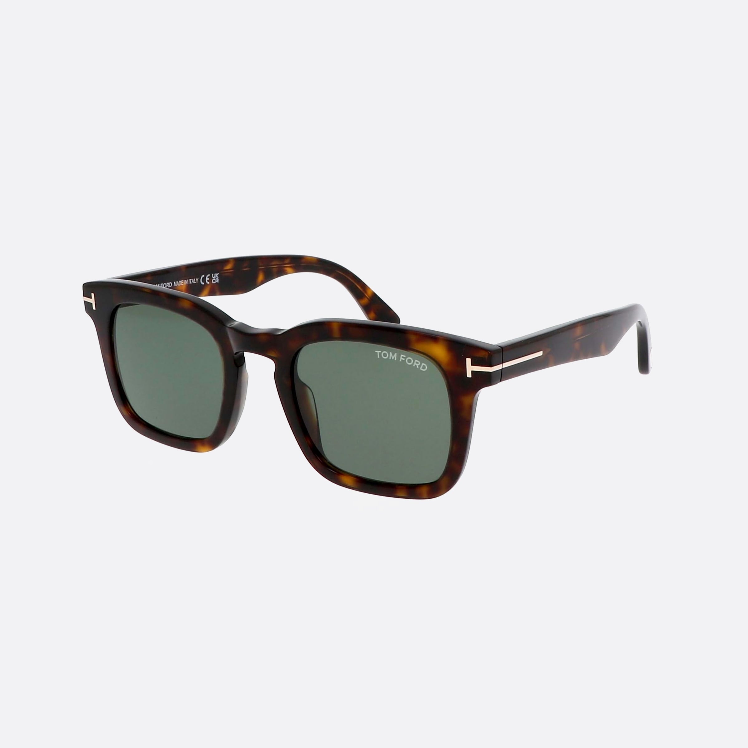 Tom 48mm Ford Ft0751 52n Tortoise Rectangle Men Sunglasses - Main View