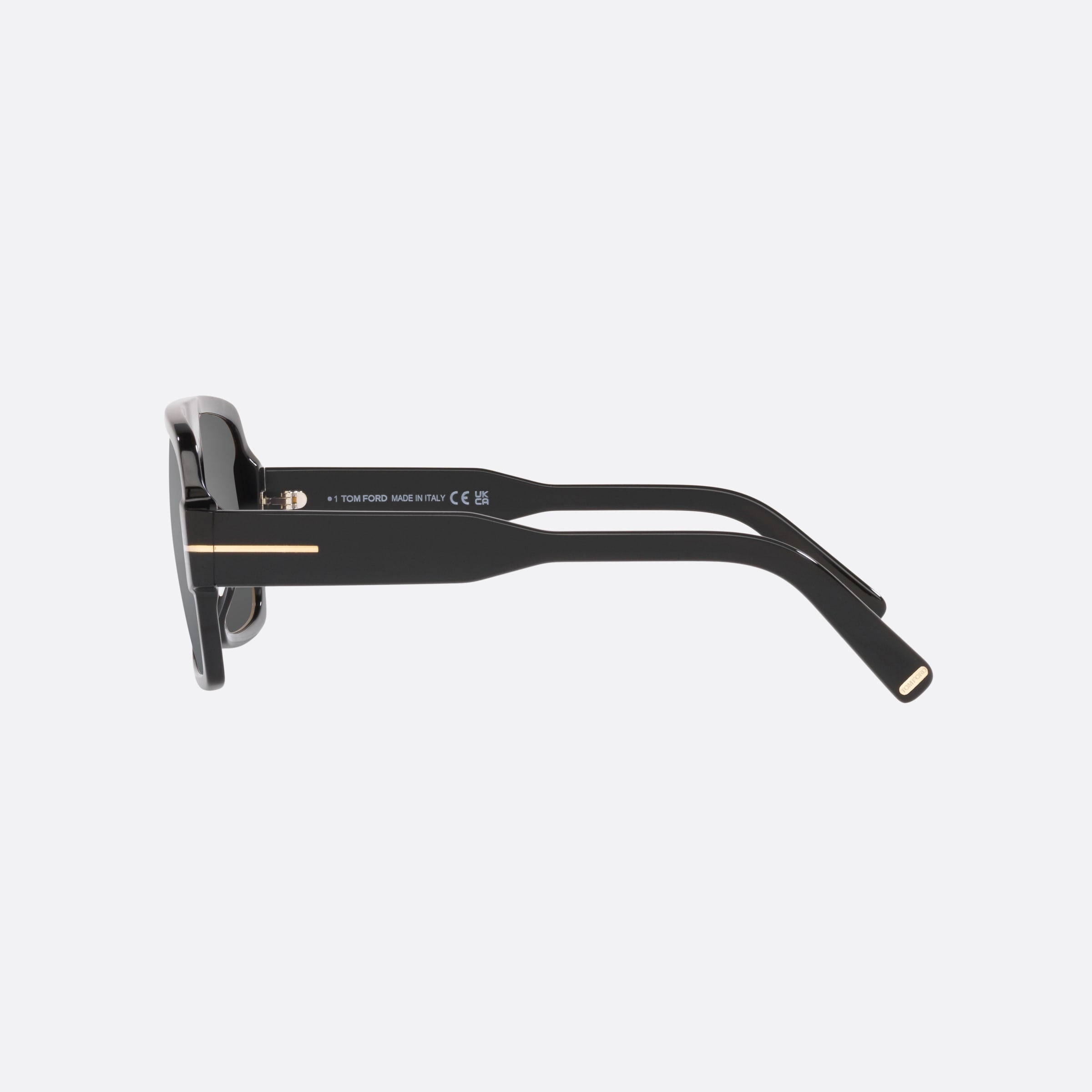 Tom 58mm Ford Ft0933 Black Square Men Sunglasses - Detail View