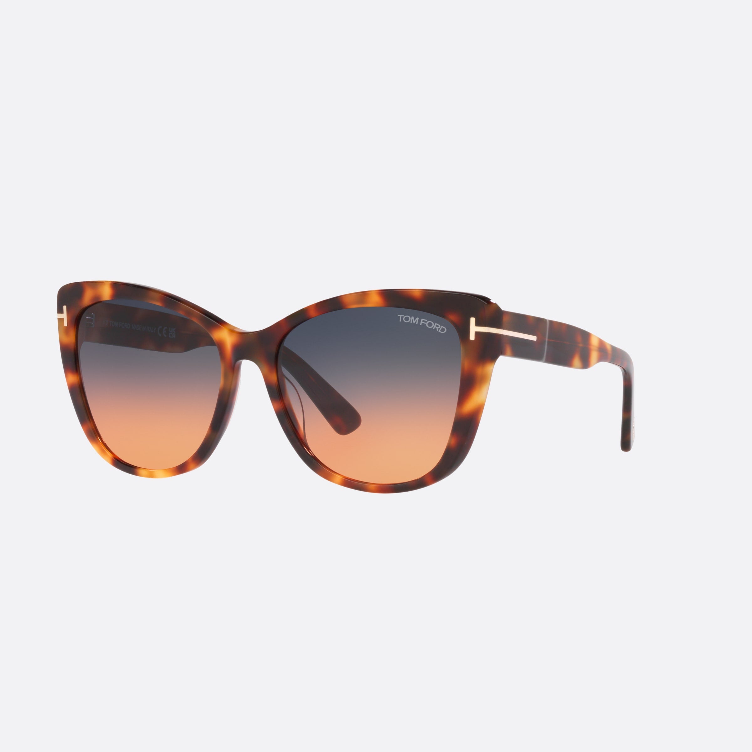 Tom 57mm Ford Ft0937 Tortoise Cat Eye Women Sunglasses - Main View
