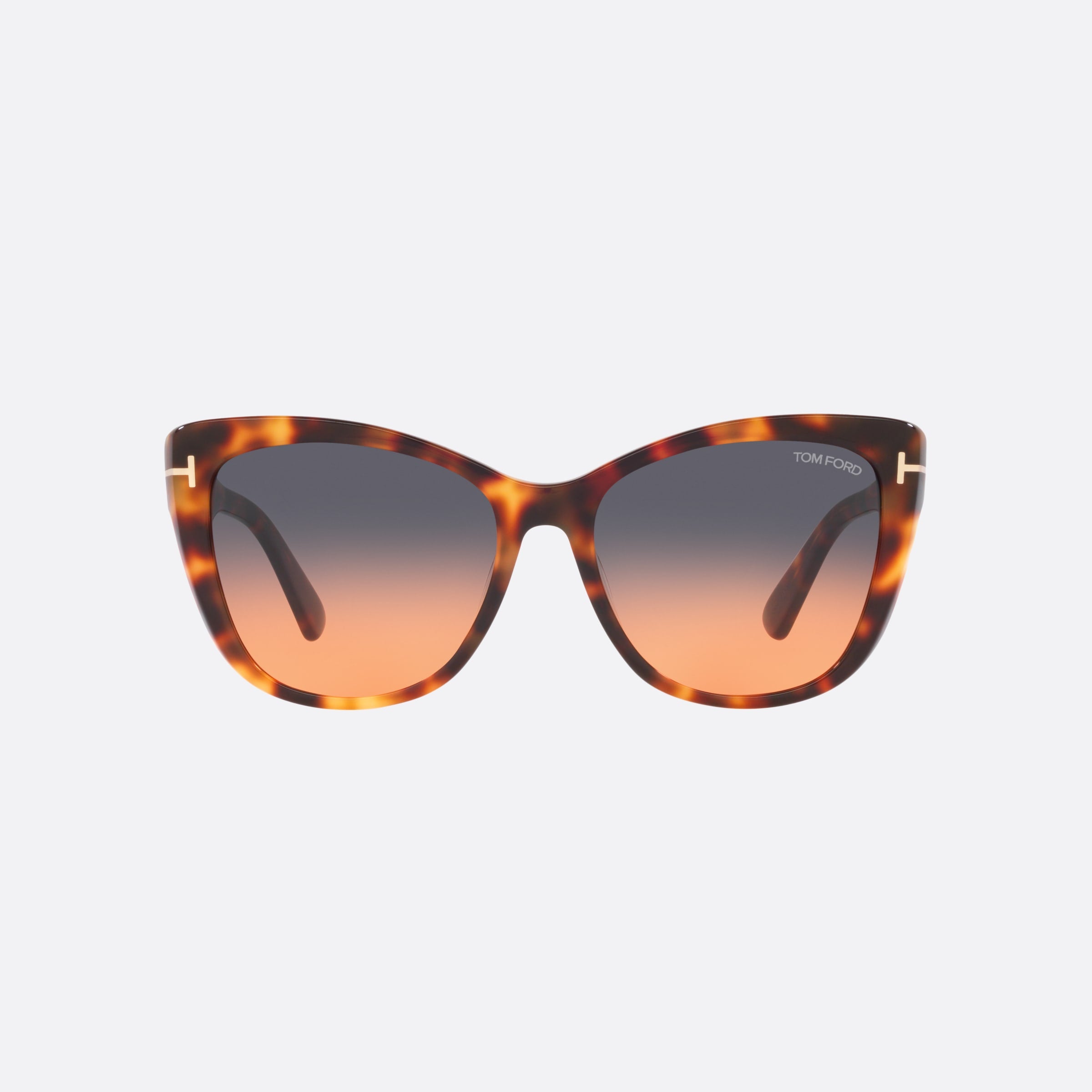 Tom 57mm Ford Ft0937 Tortoise Cat Eye Women Sunglasses - Side View