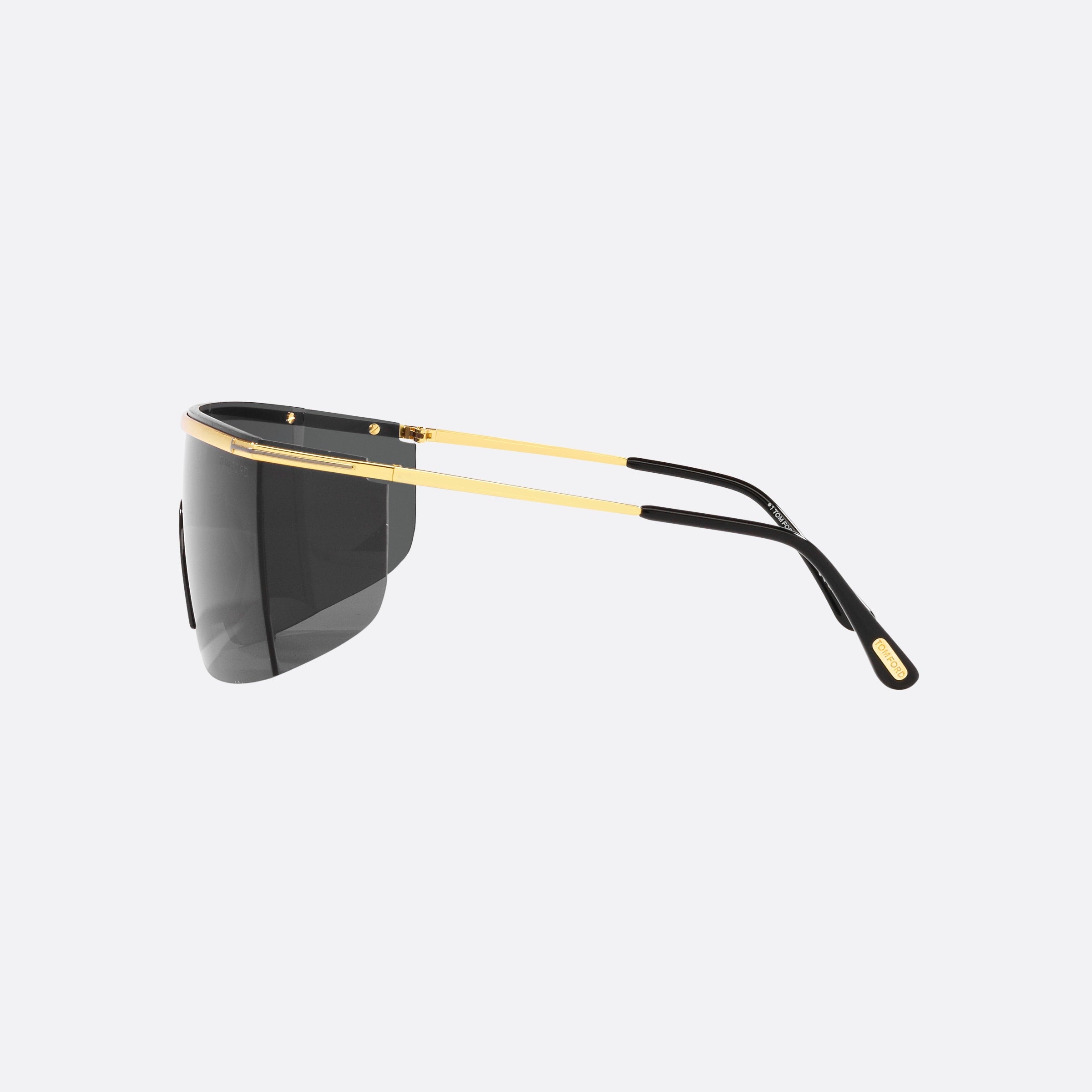Tom 90mm Ford Ft0980 Gold Irregular Men Sunglasses - Detail View