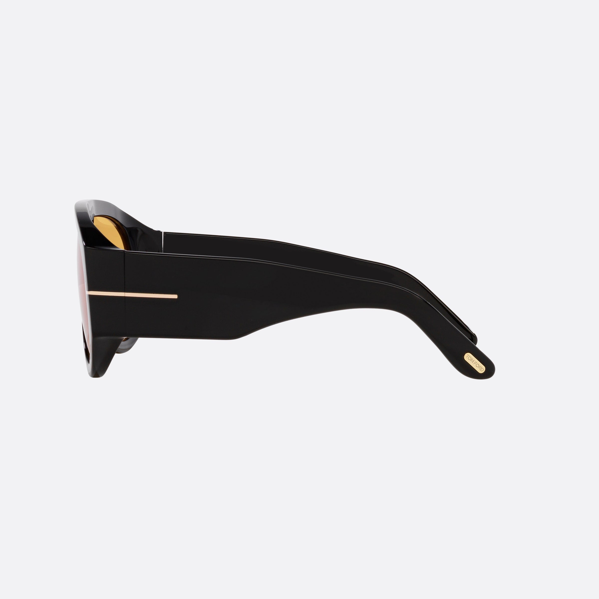 Tom 60mm Ford Ft1044 Black Pilot Men Sunglasses - Detail View