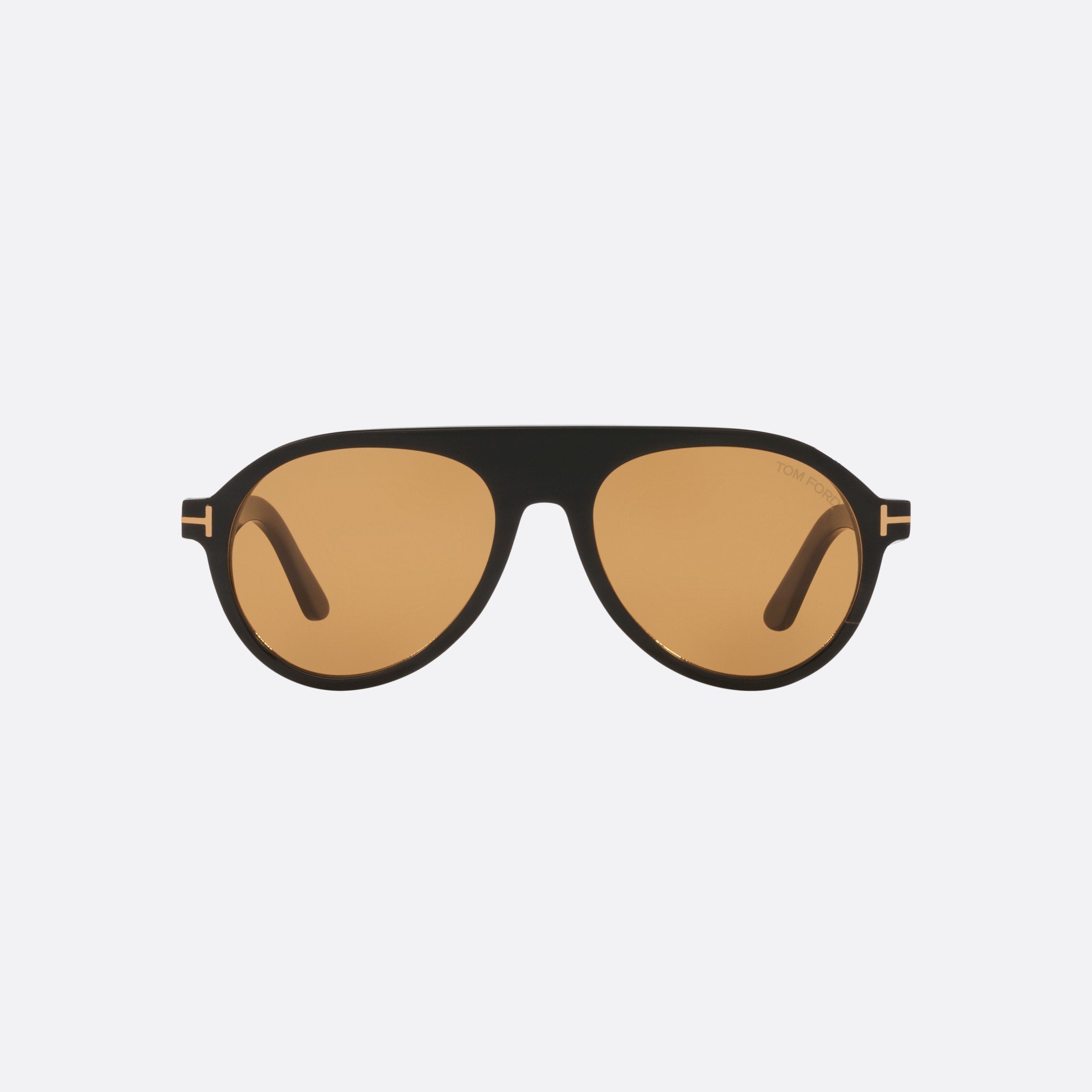 Tom 54mm Ford Ft1047 Black Pilot Men Sunglasses - Side View