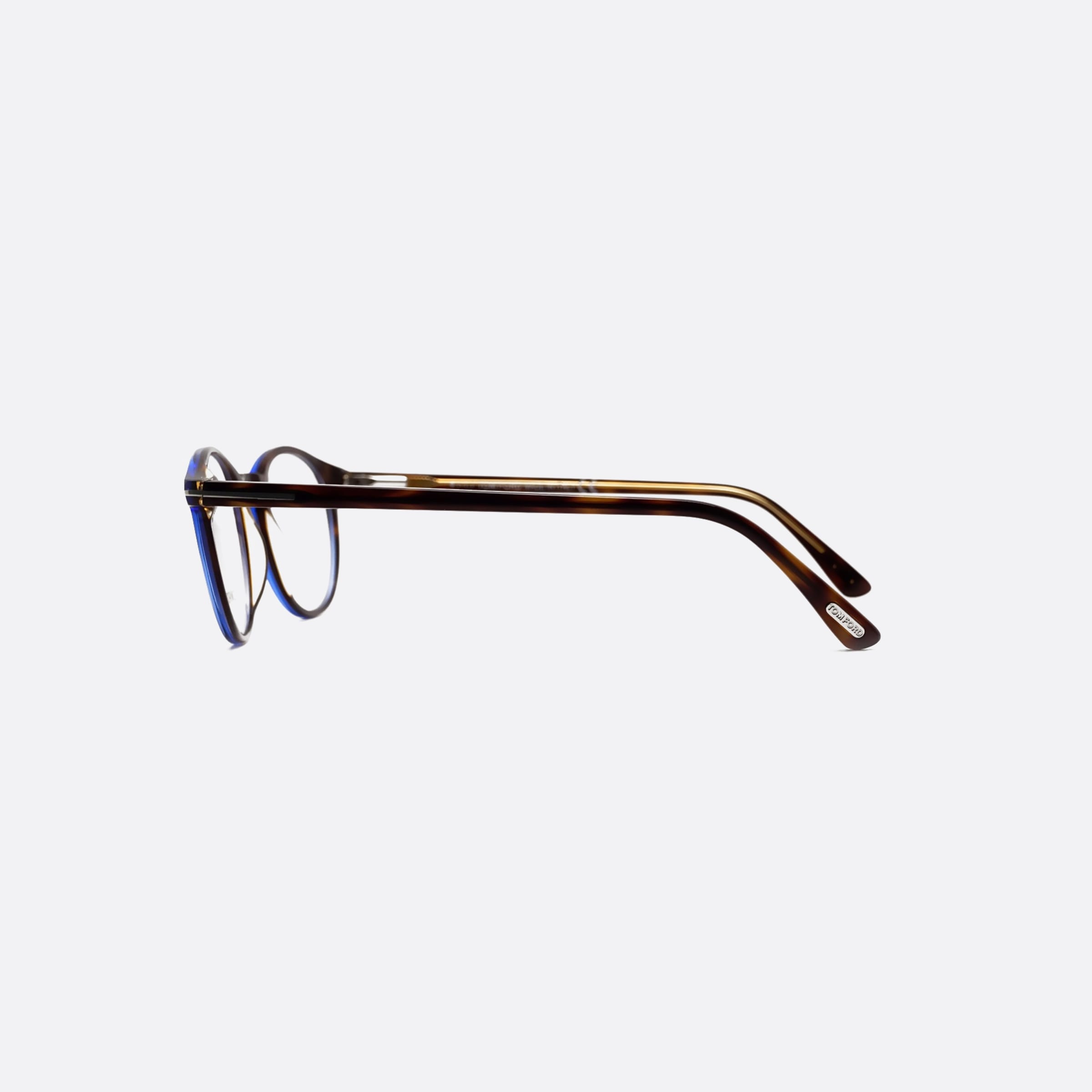 Tom 48mm Ford Ft5294 Tortoise Oval Unisex Eyeglasses - Detail View