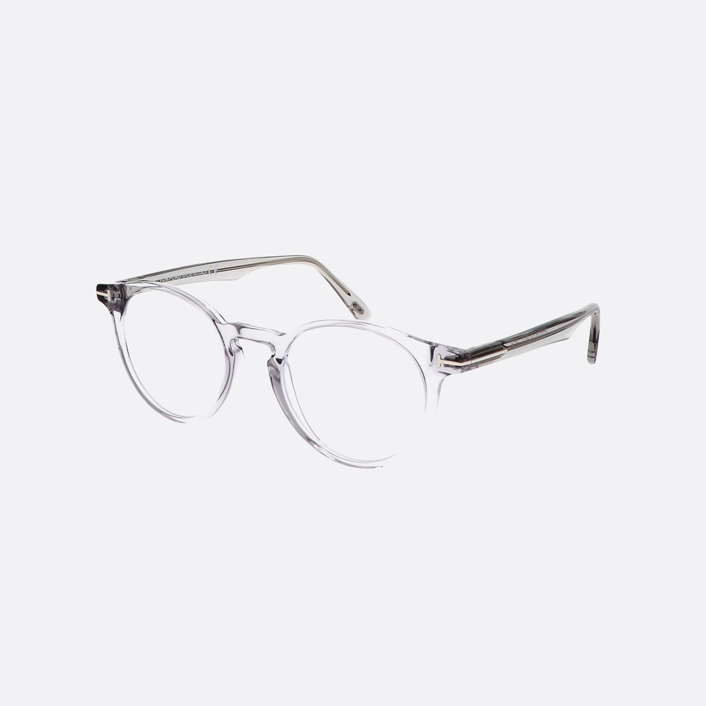Tom 48mm Ford Ft5557 Clear Round Men Eyeglasses - Main View