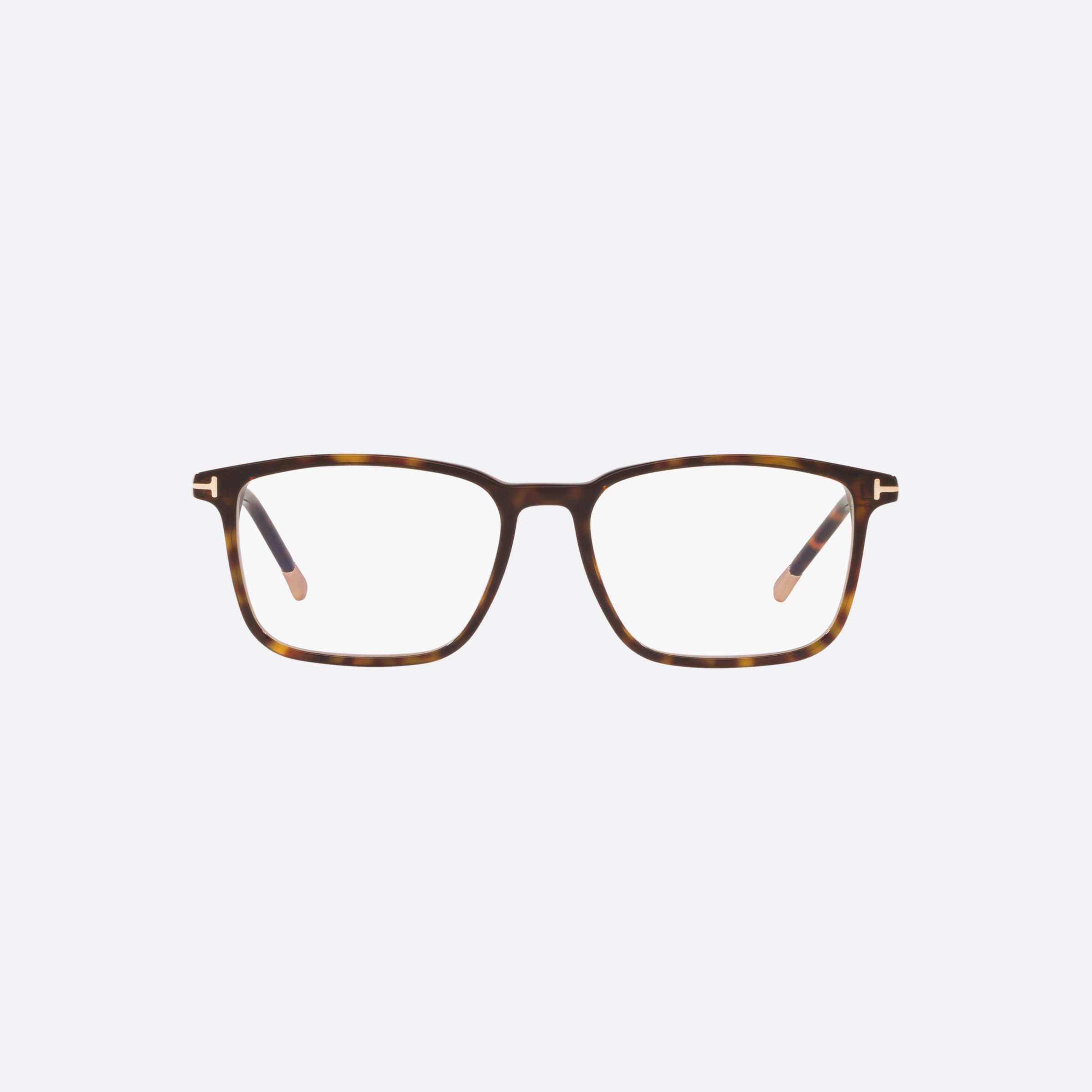Tom 53mm Ford Ft5607 Tortoiseshell Rectangular Men Eyeglasses - Lifestyle Shot
