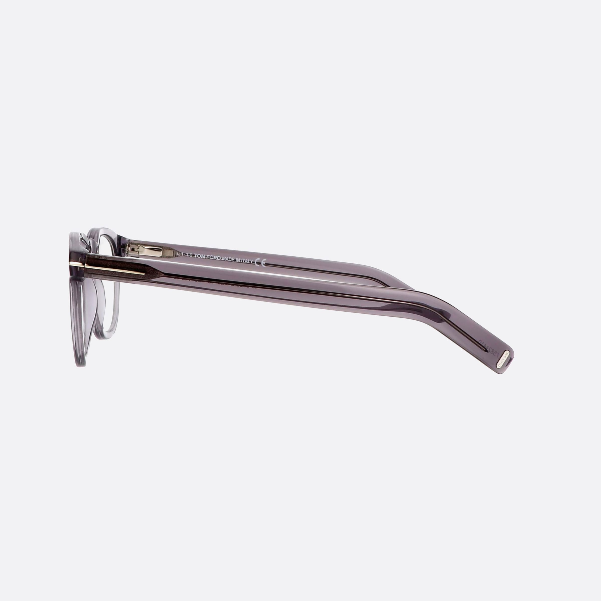 Tom 48mm Ford Ft5629 Grey Oval Unisex Eyeglasses - Detail View