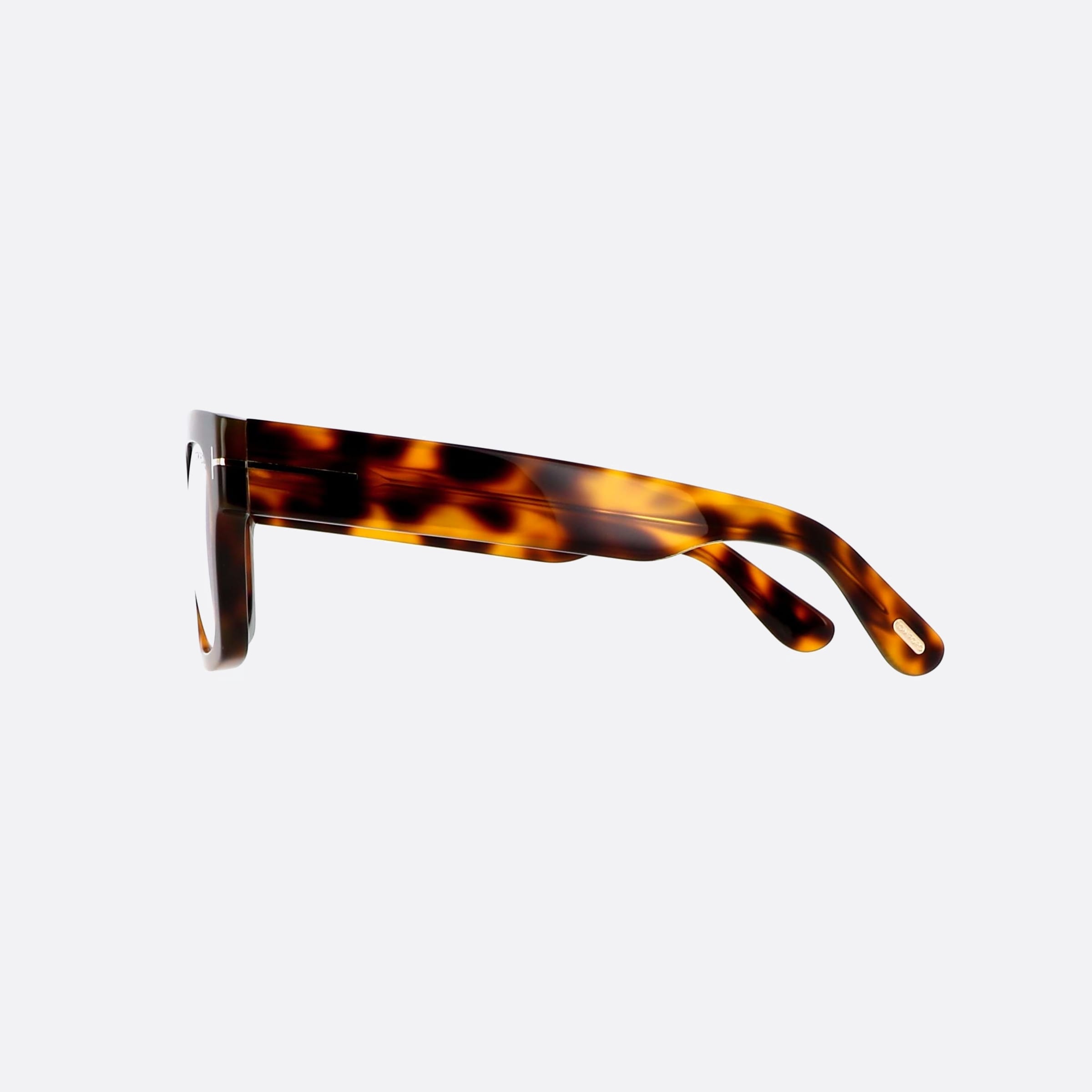 Tom 53mm Ford Ft5634 Tortoise Rectangle Men Eyeglasses - Detail View