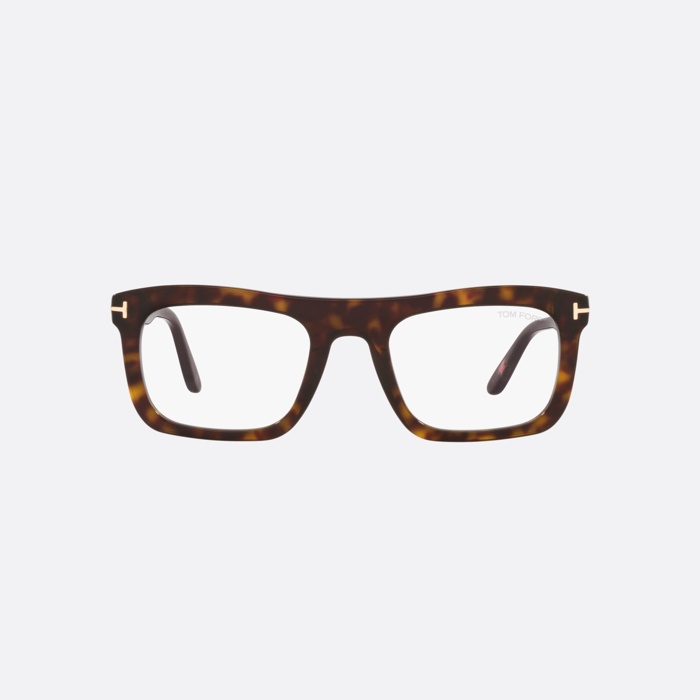 Tom 52mm Ford Ft5757 Tortoise Rectangular Men Eyeglasses - Lifestyle Shot