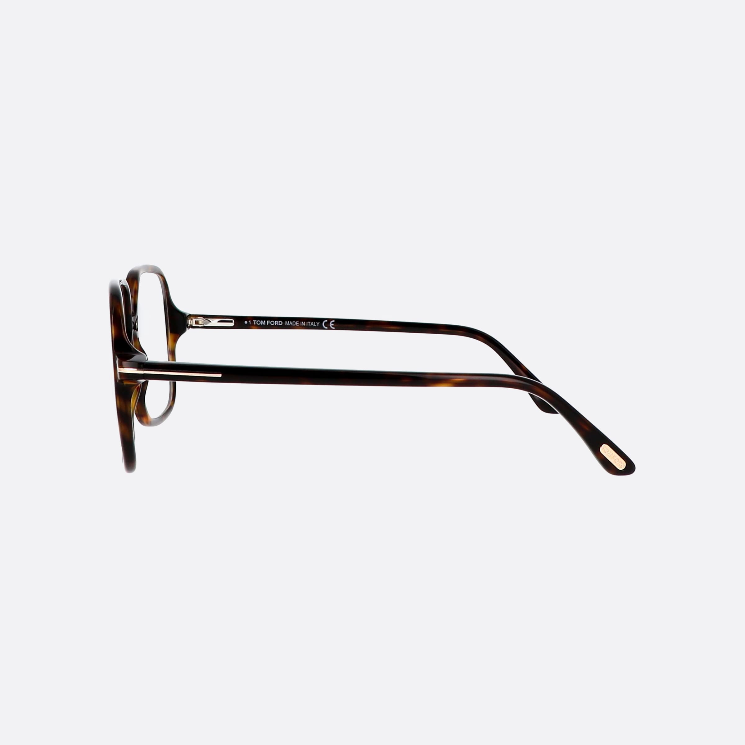 Tom 56mm Ford Ft5764 Tortoise Square Men Eyeglasses - Detail View