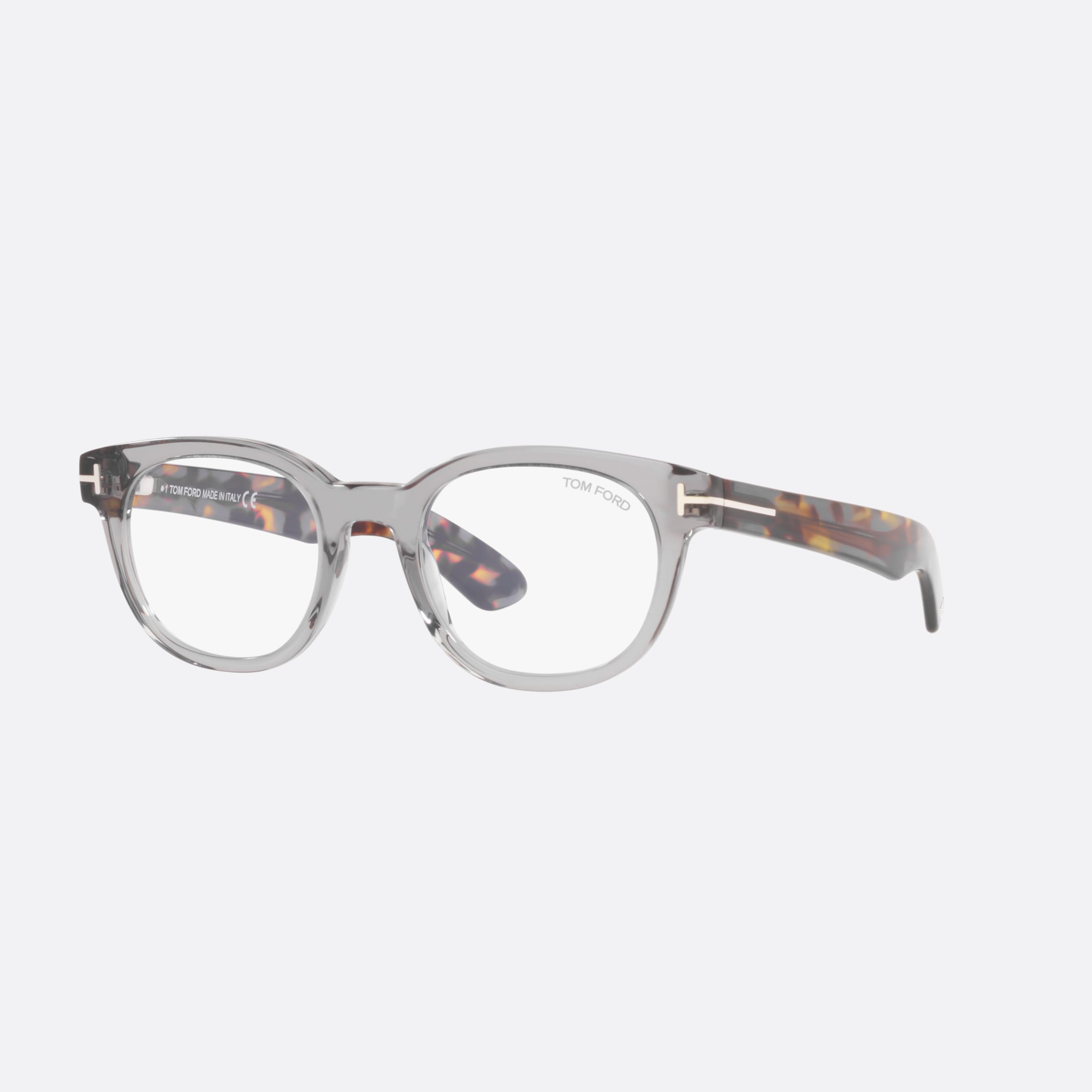 Tom 50mm Ford Ft5807 Gray Round Men Eyeglasses - Main View