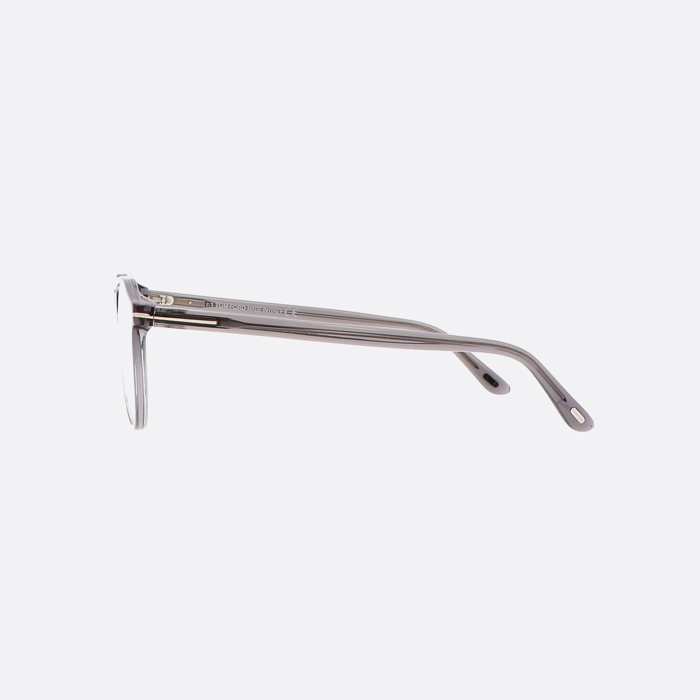 Tom 49mm Ford Ft5833 Grey Round Men Eyeglasses - Detail View
