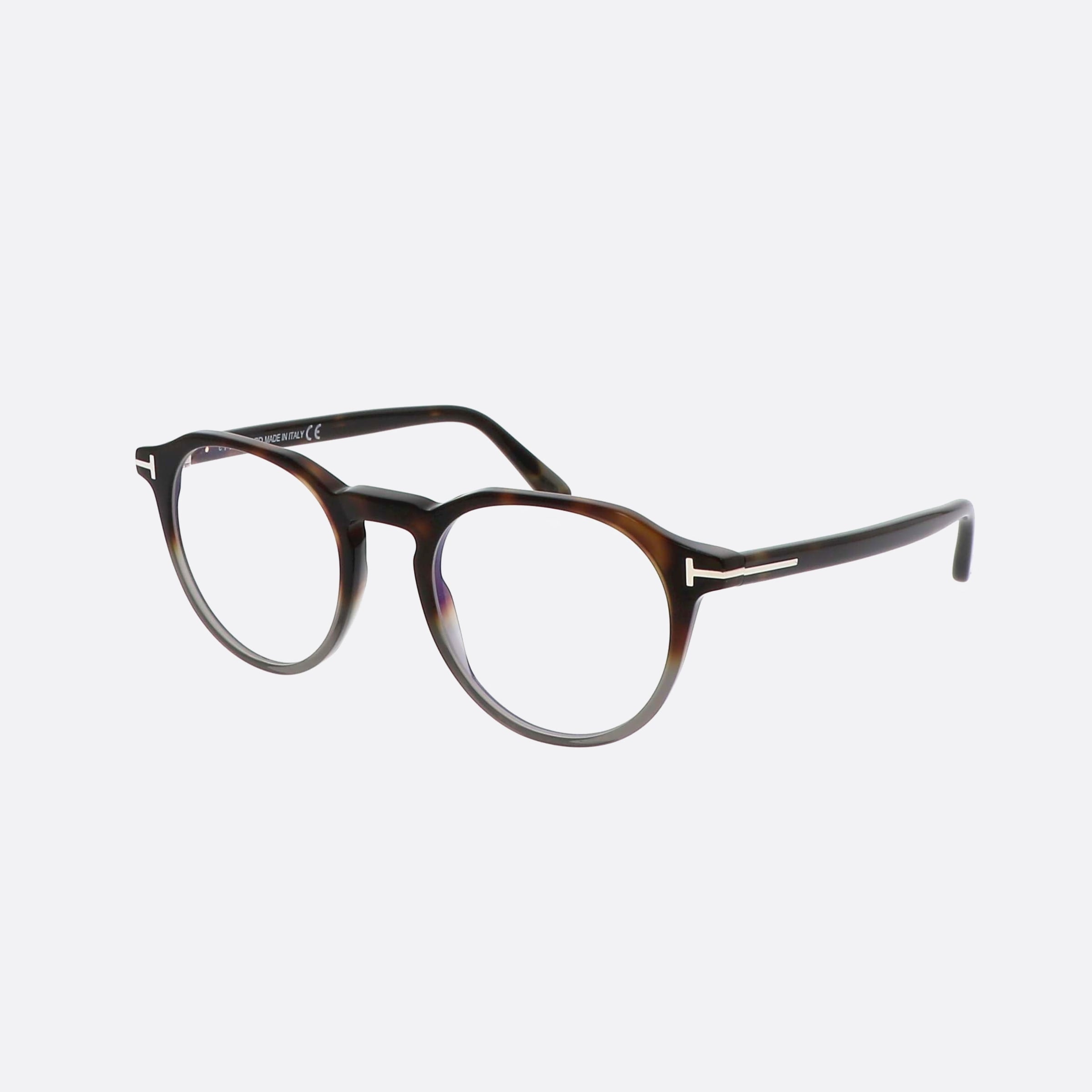 Tom 49mm Ford Ft5833 Tortoise Round Men Eyeglasses - Main View