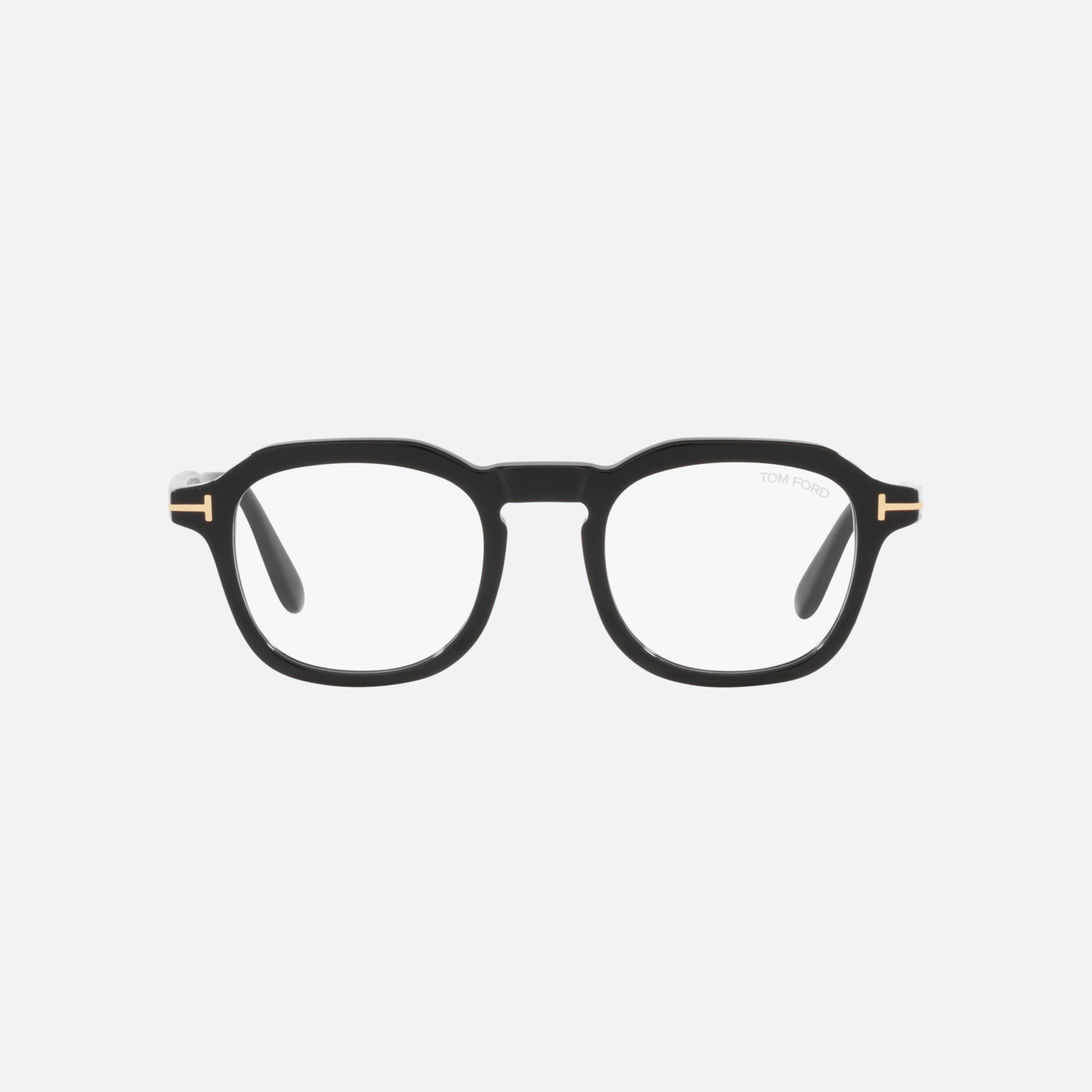 Tom 49mm Ford Ft5836 Black Round Men Eyeglasses - Lifestyle Shot