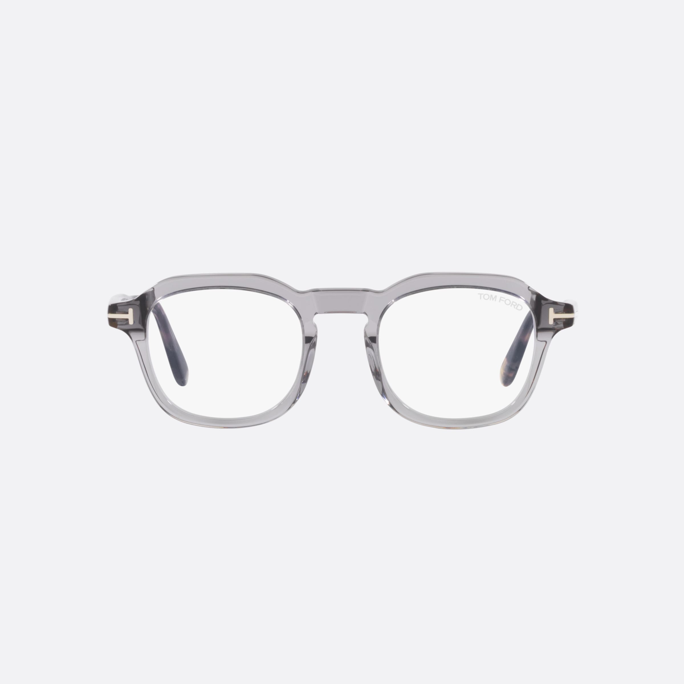 Tom 49mm Ford Ft5836 Grey Round Men Eyeglasses - Lifestyle Shot