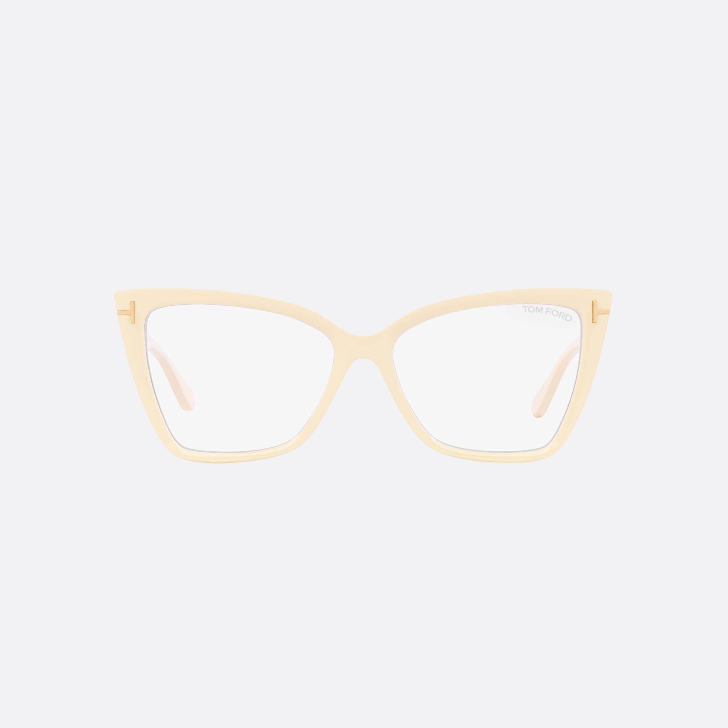 Tom 55mm Ford Ft5844 Beige Cat Eye Women Eyeglasses - Lifestyle Shot