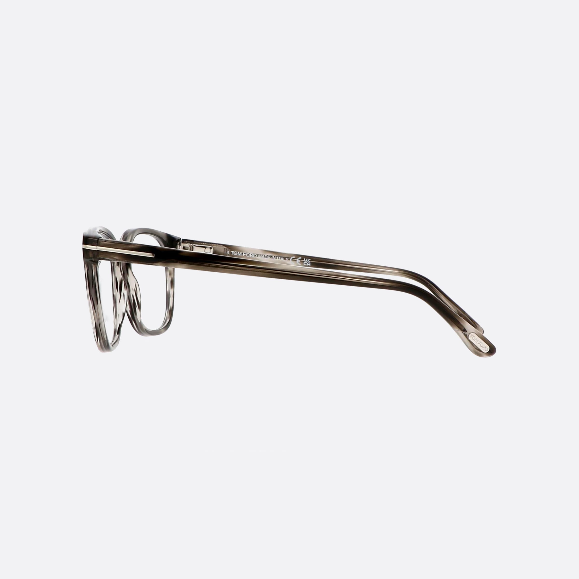 Tom 53mm Ford Ft5868 Grey Squared Men Eyeglasses - Detail View