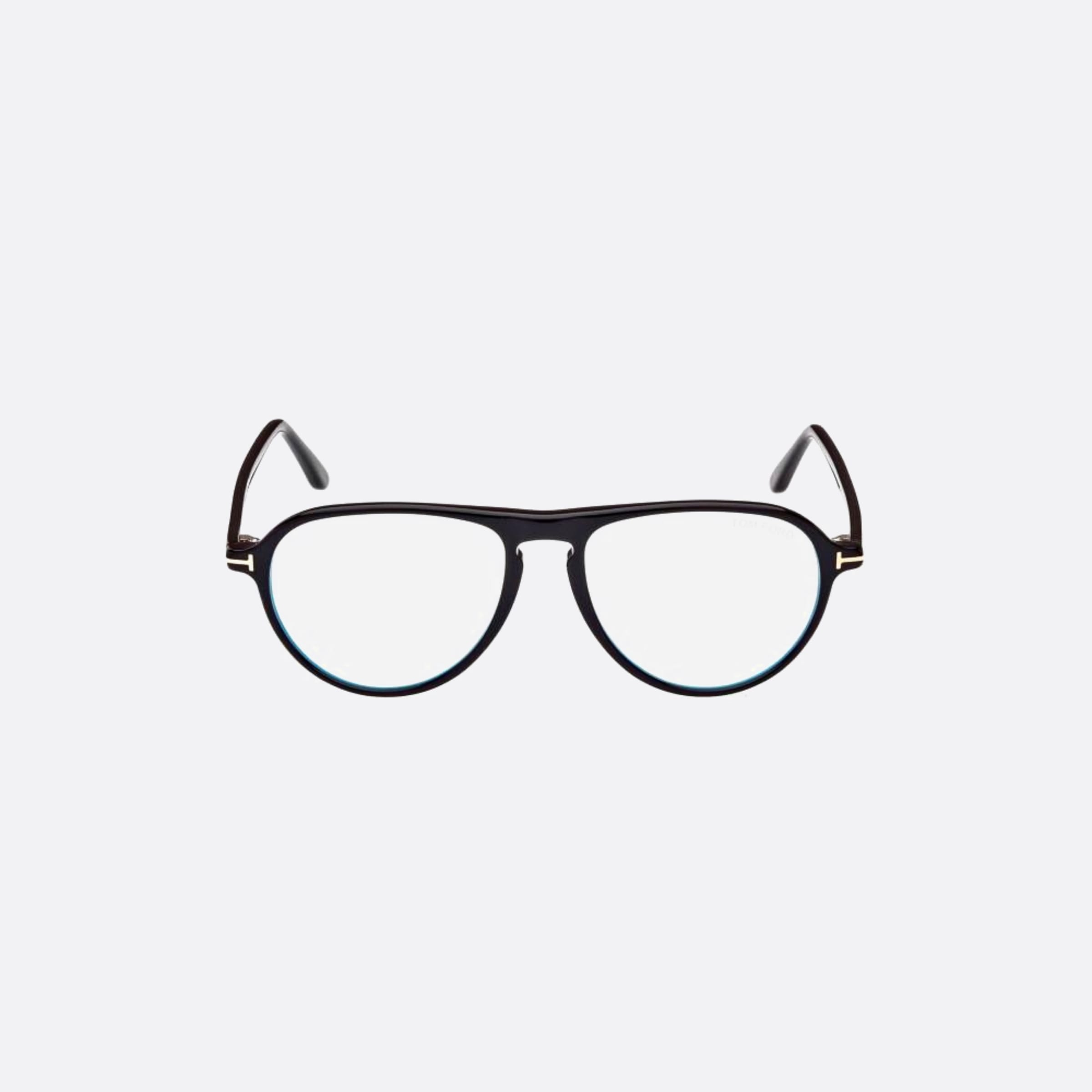 Tom 54mm Ford Ft5869 Blue Block Black Pilot Men Eyeglasses - Main View