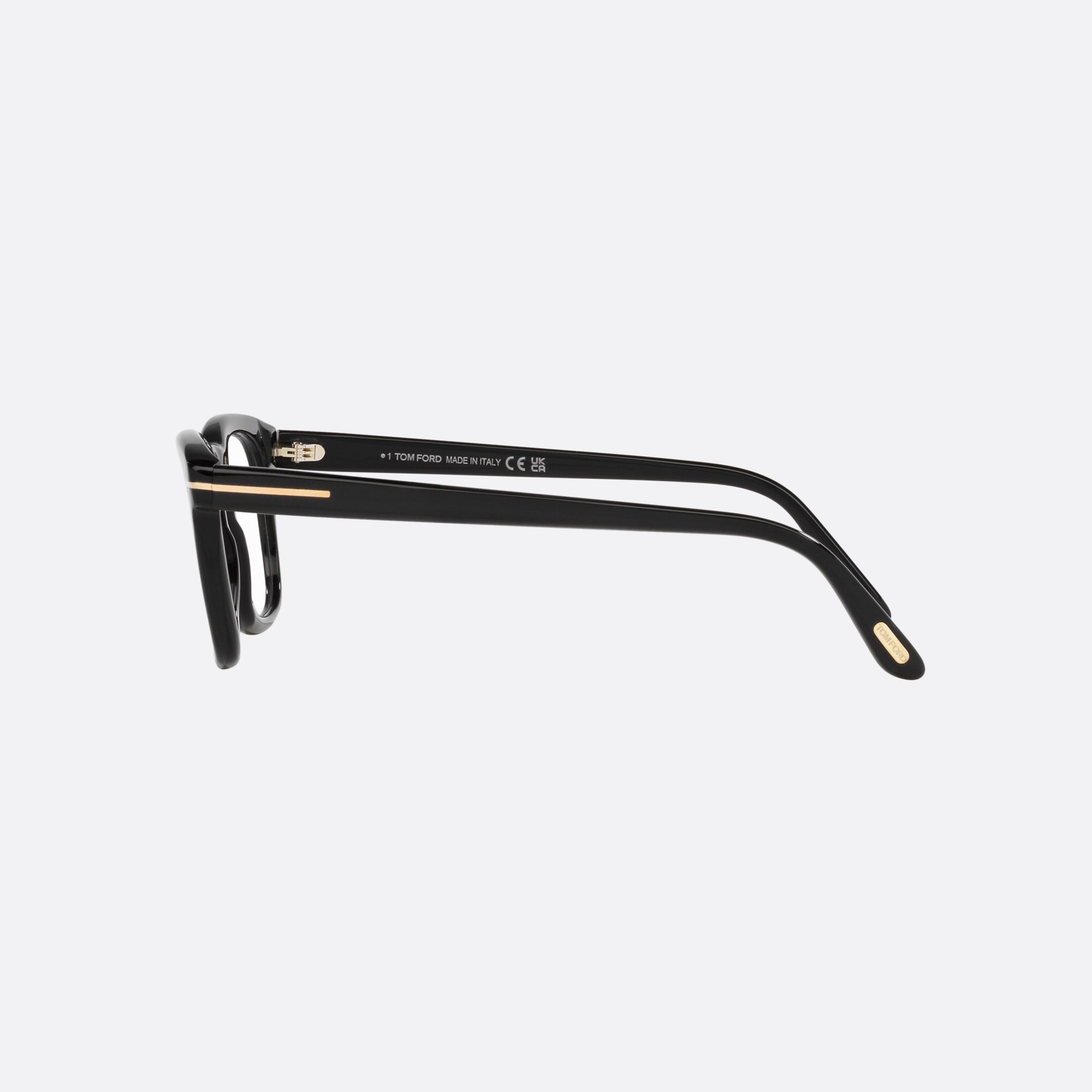 Tom 50mm Ford Ft5870 Black Square Men Eyeglasses - Detail View