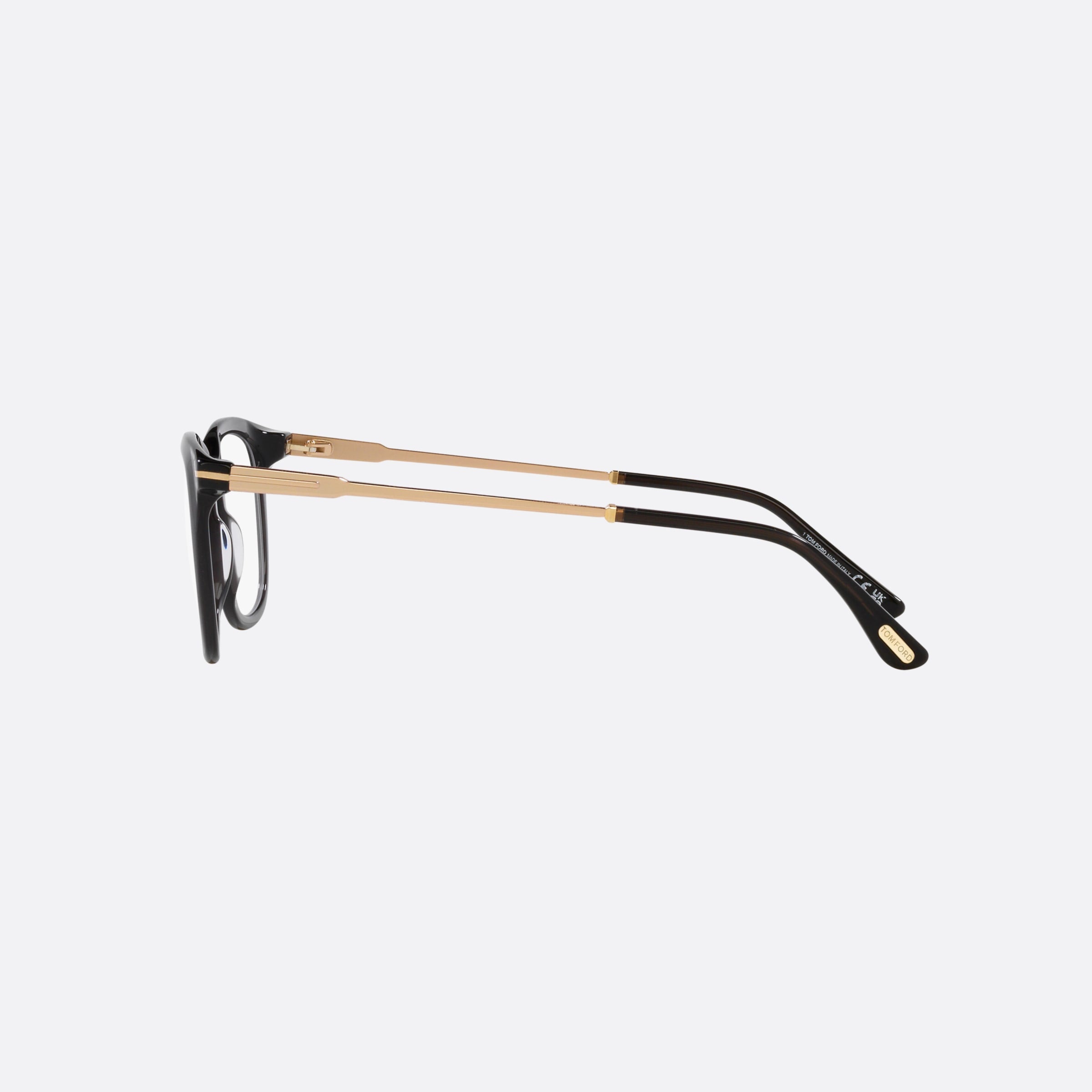 Tom 50mm Ford Ft5904 Black Square Men Eyeglasses - Detail View