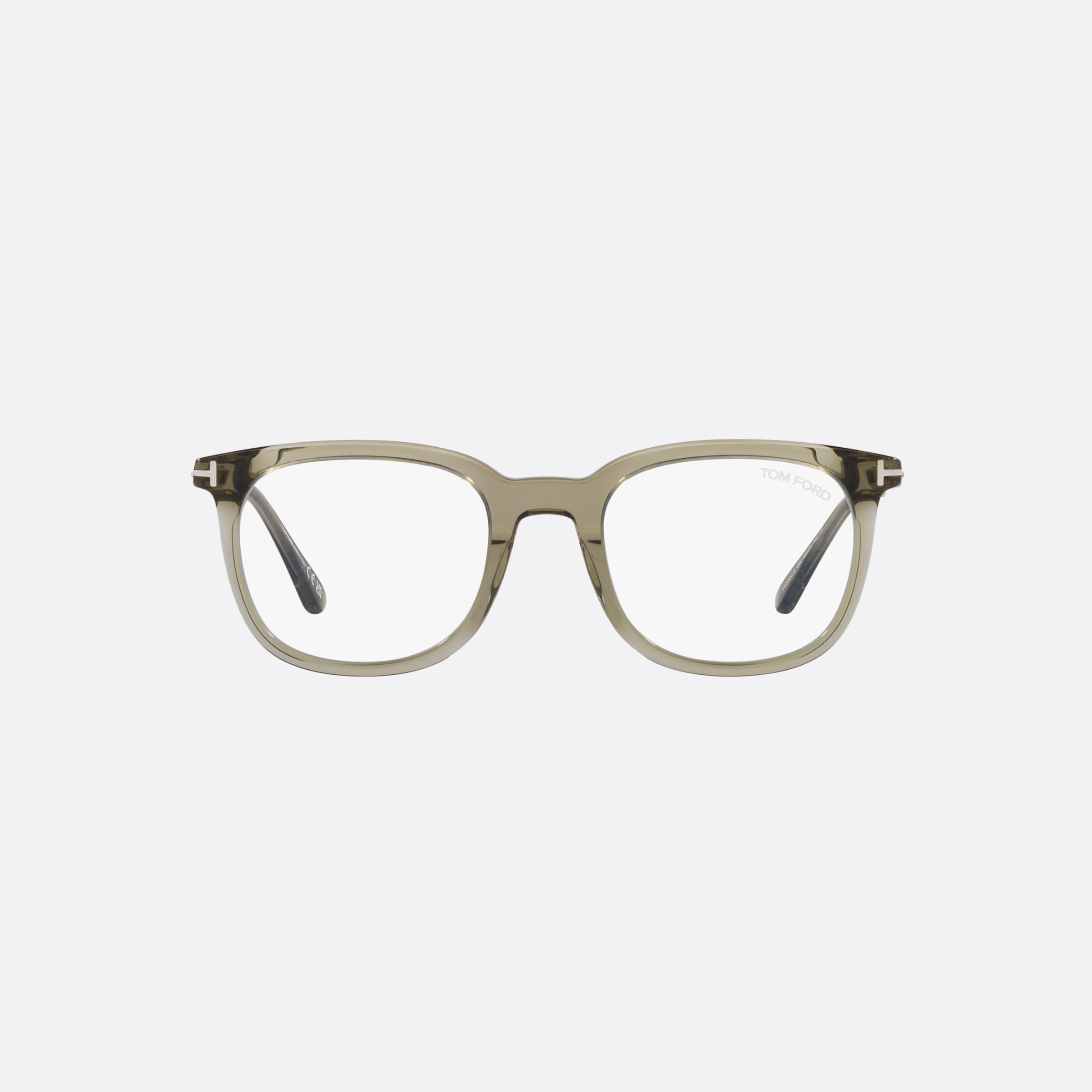 Tom 50mm Ford Ft5904 Green Square Men Eyeglasses - Lifestyle Shot