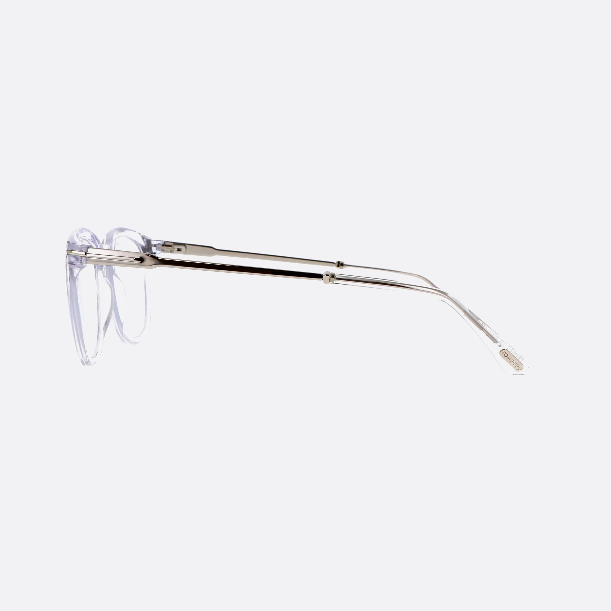 Tom 50mm Ford Ft5904 Transparent Squared Men Eyeglasses - Detail View