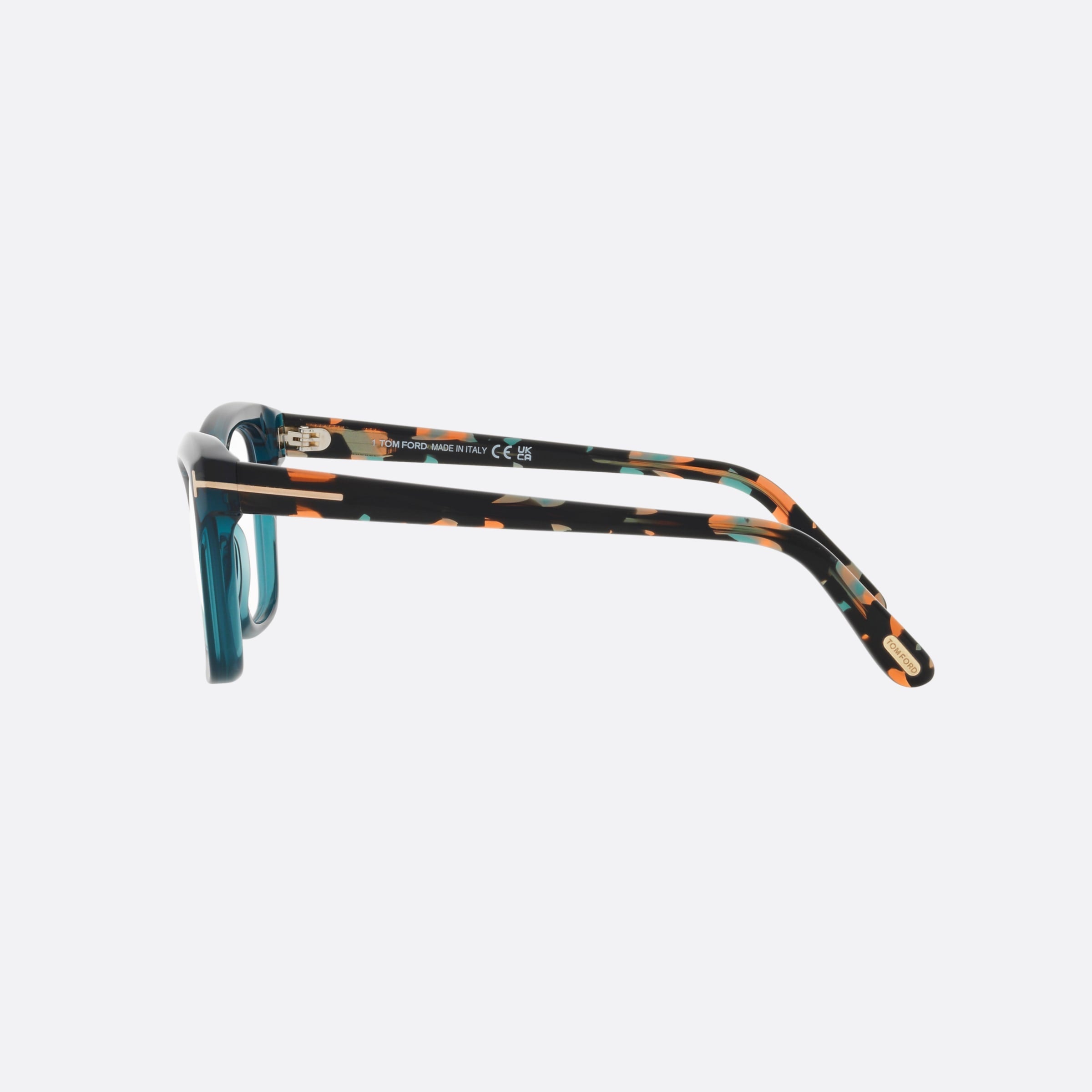 Tom 53mm Ford Ft5909 Blue Cat Eye Women Eyeglasses - Detail View