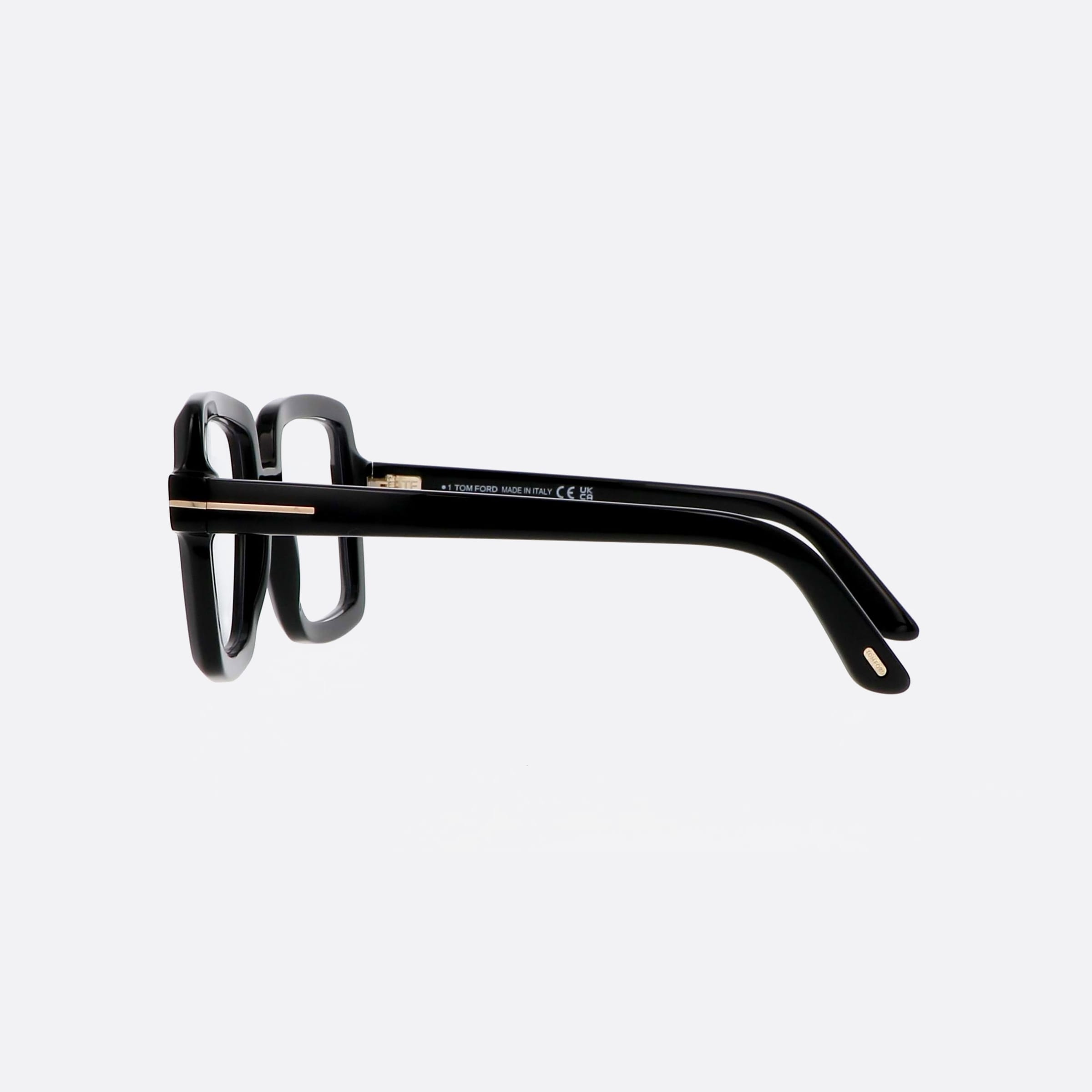 Tom 53mm Ford Ft5913 Black Square Women Eyeglasses - Detail View