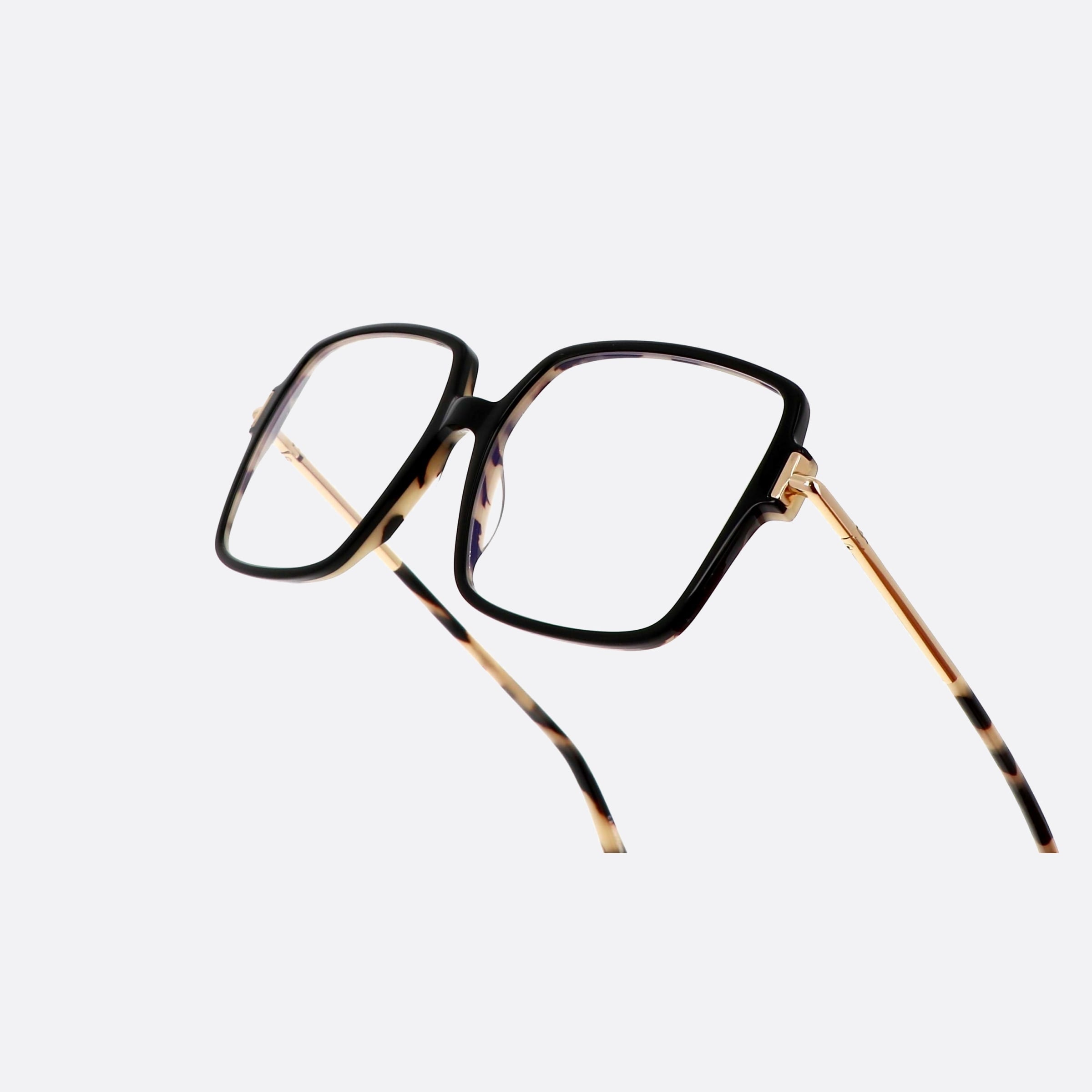 Tom 53mm Ford Ft5915 Black Geometric Women Eyeglasses - Lifestyle Shot