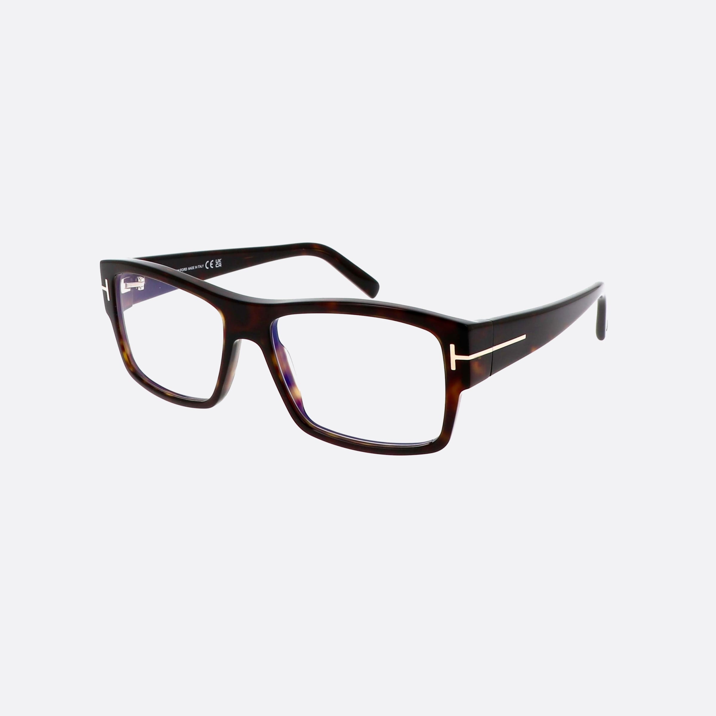 Tom 55mm Ford Ft5941 Tortoise Rectangle Unisex Eyeglasses - Main View