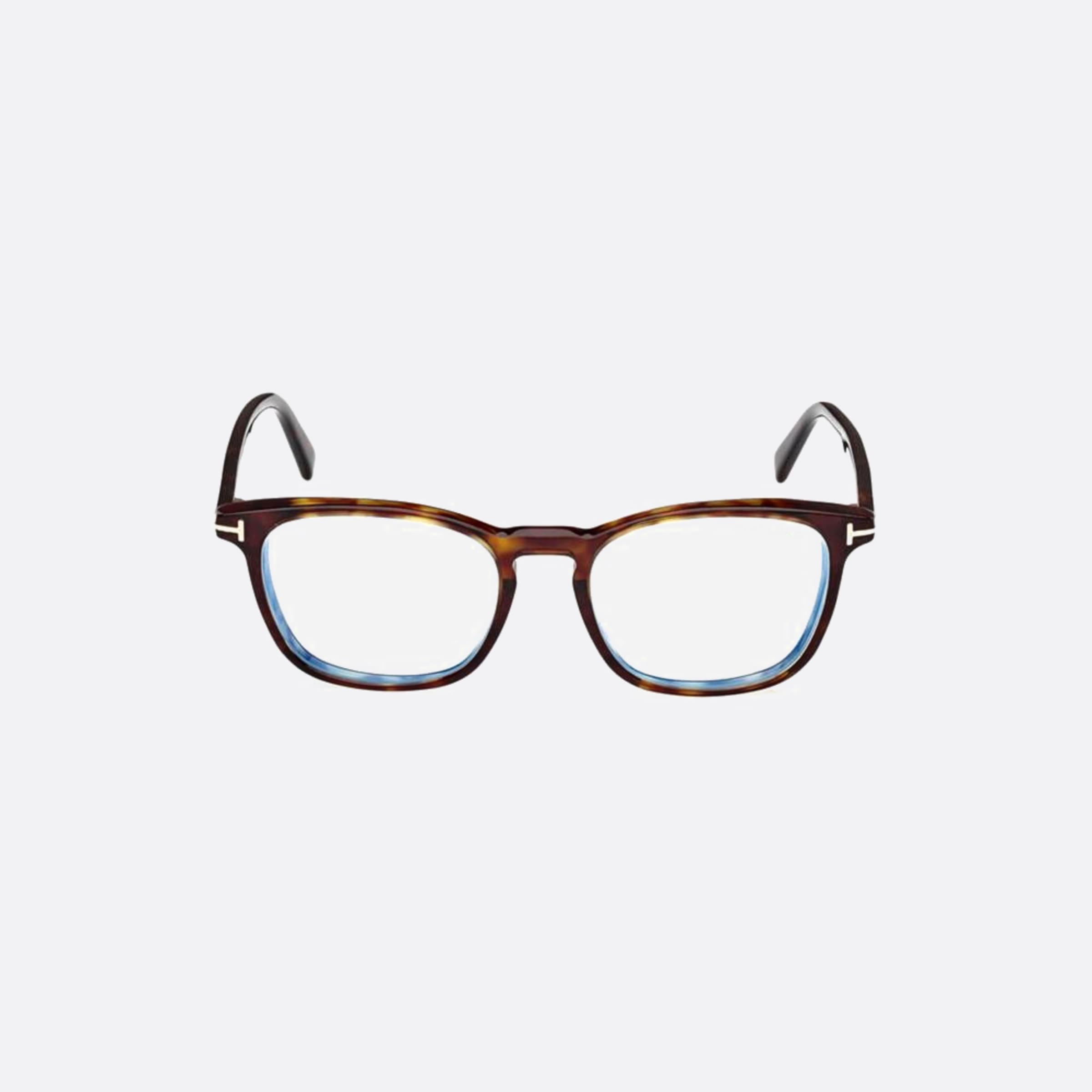 Tom 52mm Ford Ft5960 Havana Squared Men Eyeglasses - Main View