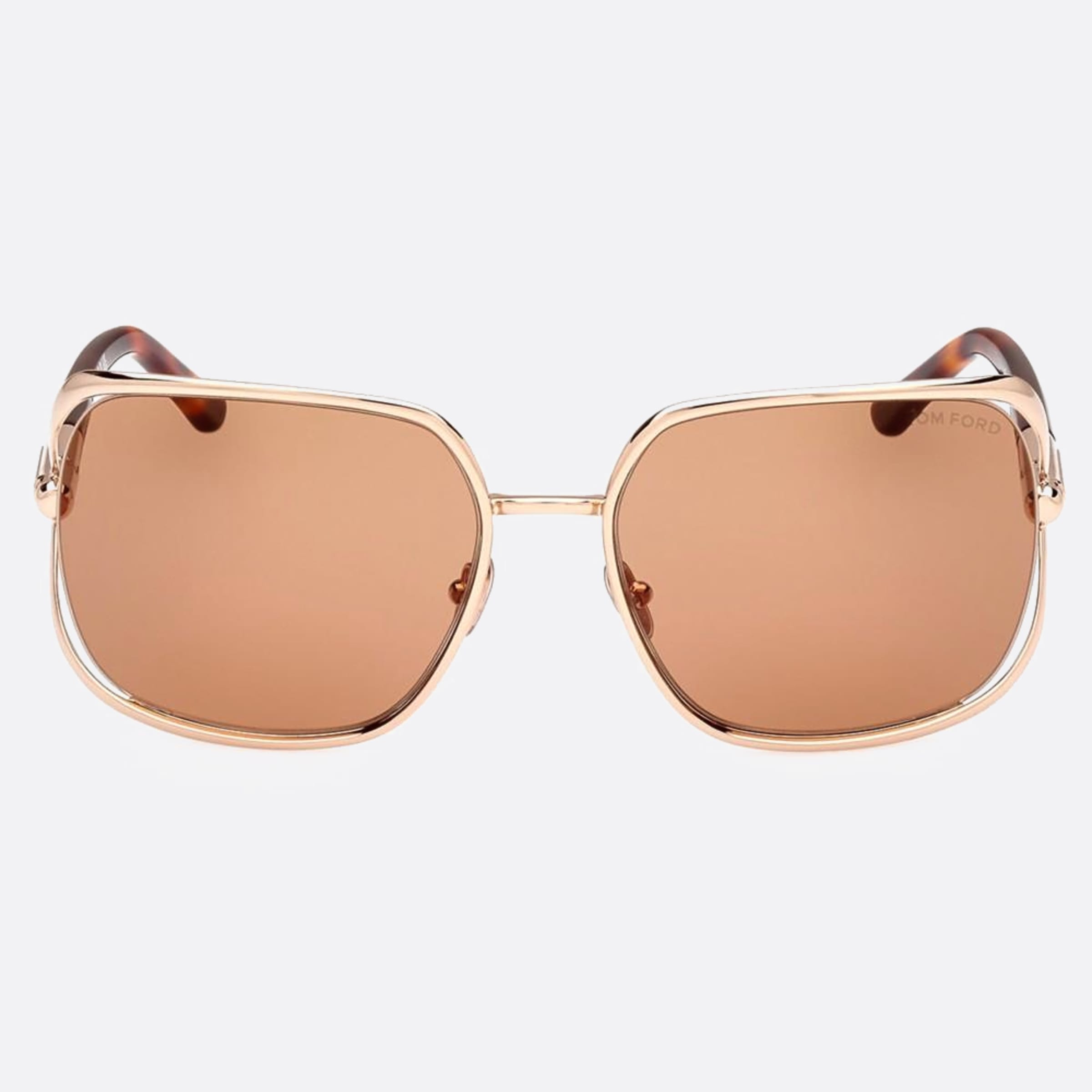 Tom 60mm Ford Goldie 28e Gold Butterfly Women Sunglasses - Main View