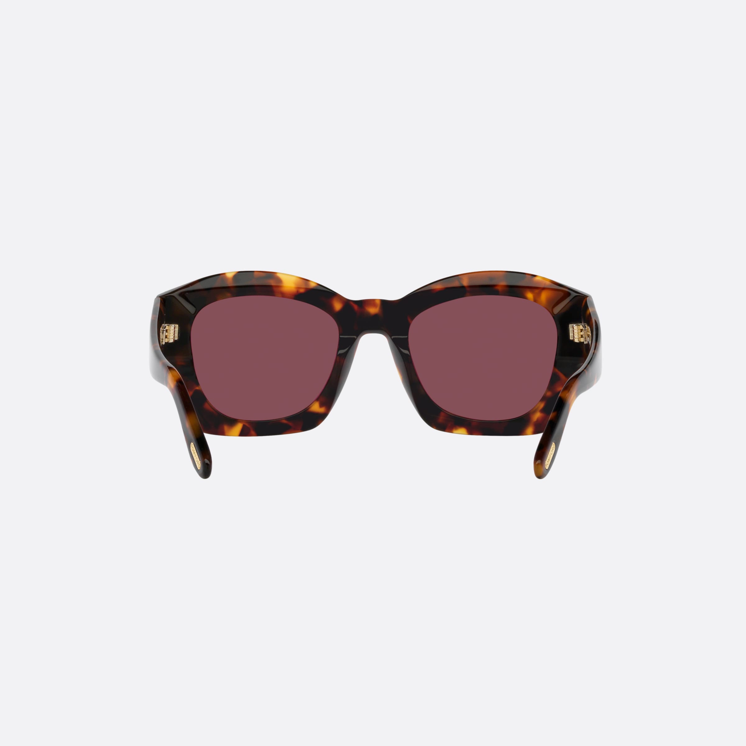 Tom 52mm Ford Guilliana 52t Havana Irregular Women Sunglasses - Side View
