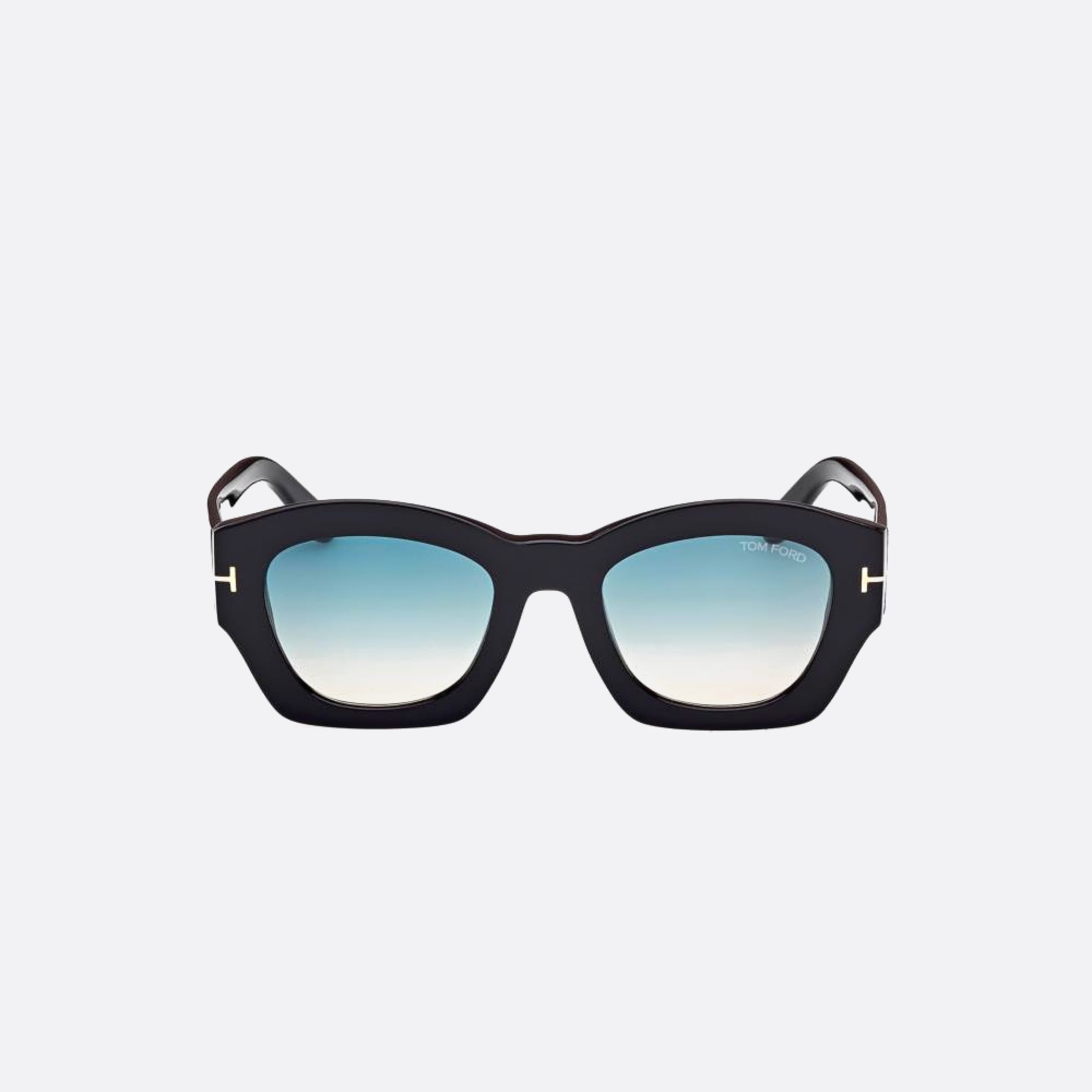 Tom 52mm Ford Guilliana 01p Black Geometric Unisex Sunglasses - Main View