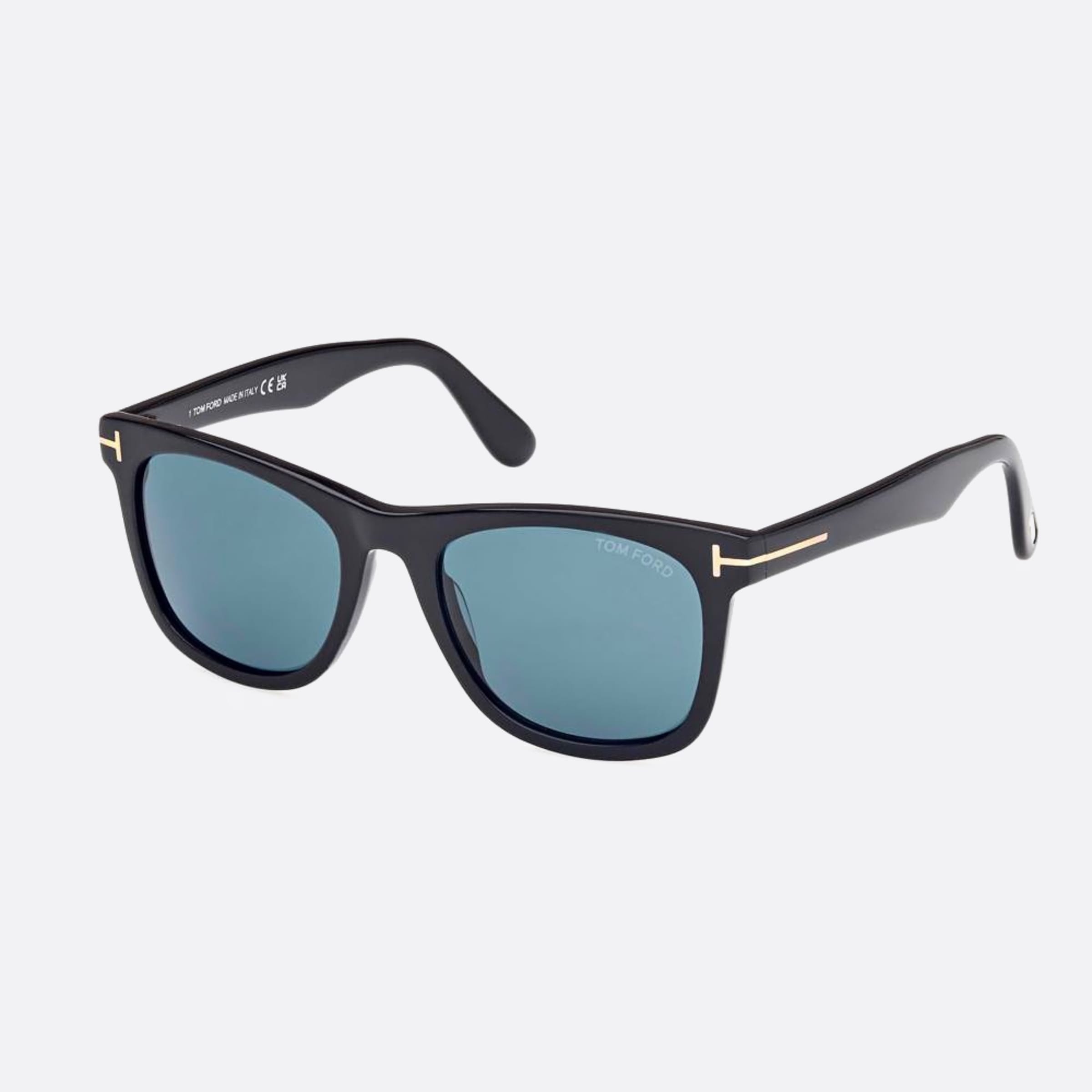Tom 52mm Ford Kevyn 01n Black Squared Men Sunglasses - Side View
