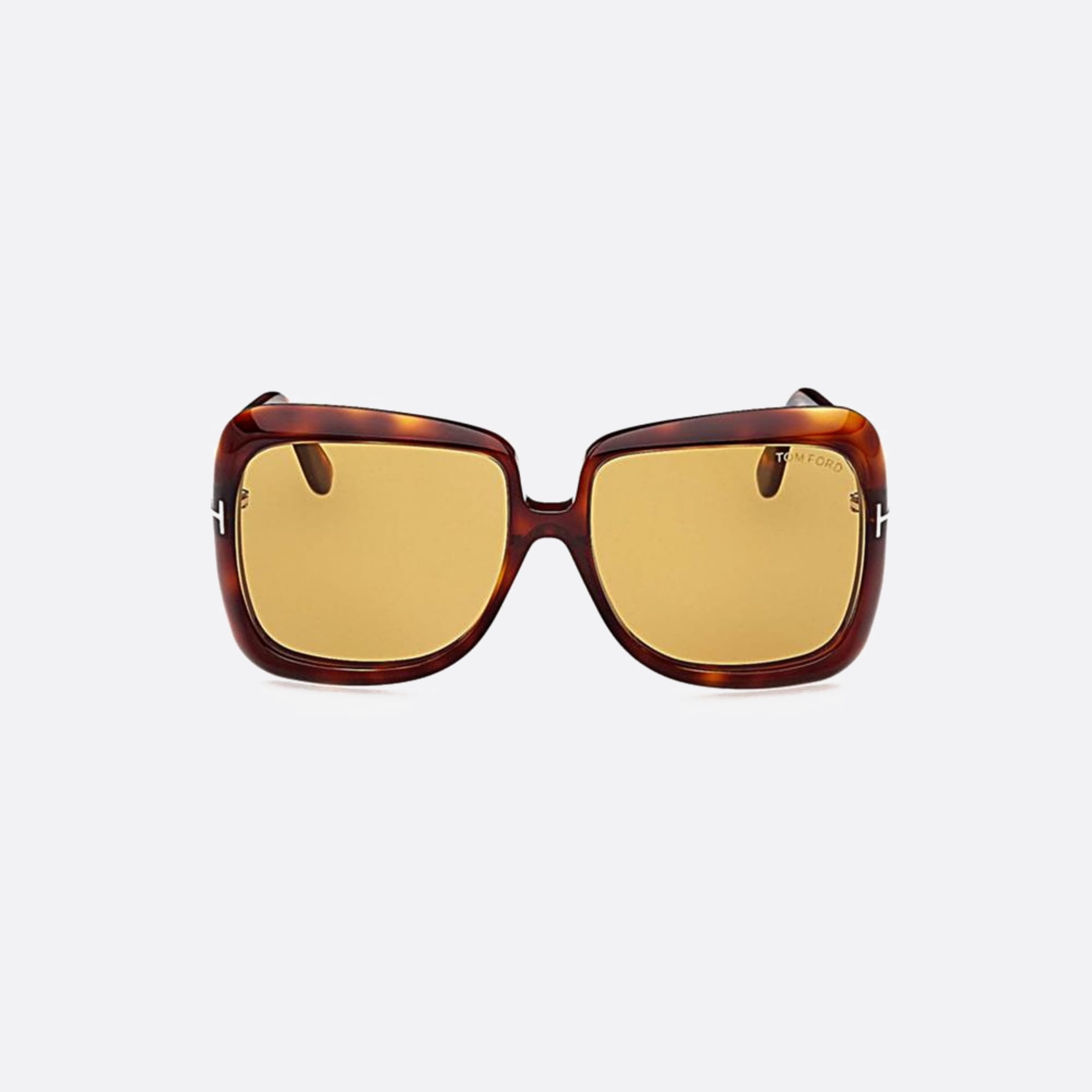 Tom 59mm Ford Lorelai Ft1156 52e Havana Oversize Women Sunglasses - Main View