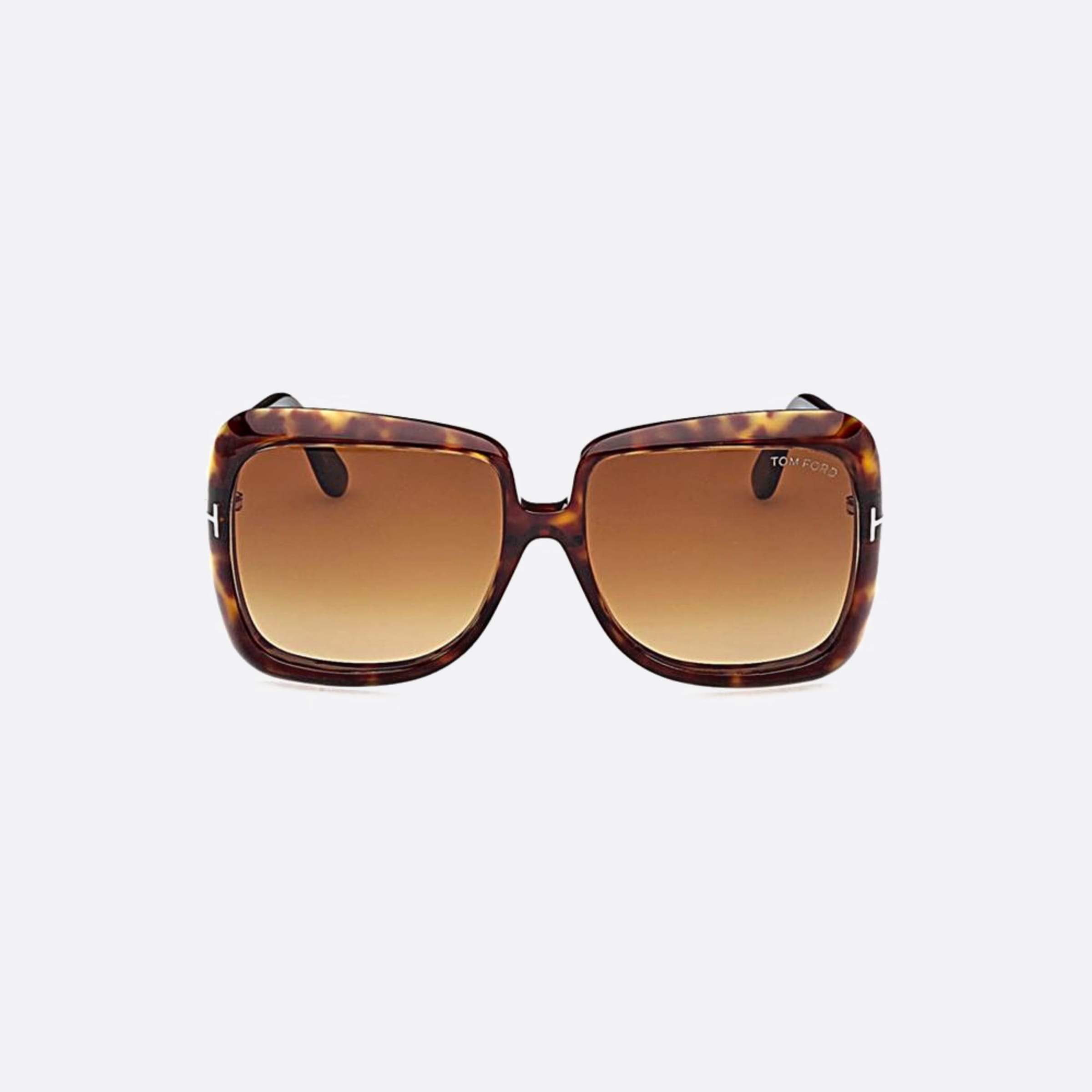 Tom 59mm Ford Lorelai Ft1156 52f Havana Oversize Women Sunglasses - Main View
