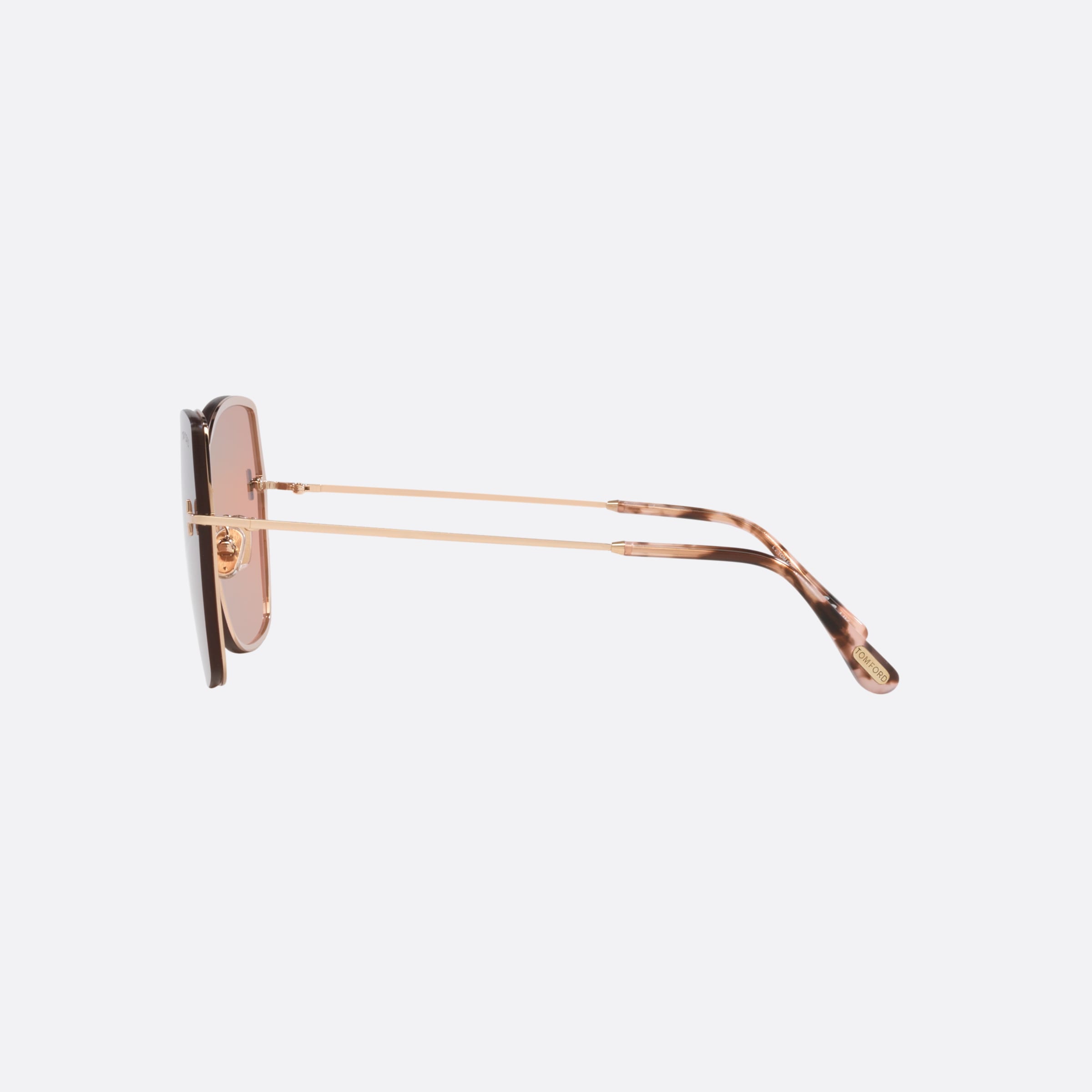 Tom 62mm Ford Nickie Gold Butterfly Women Sunglasses - Detail View
