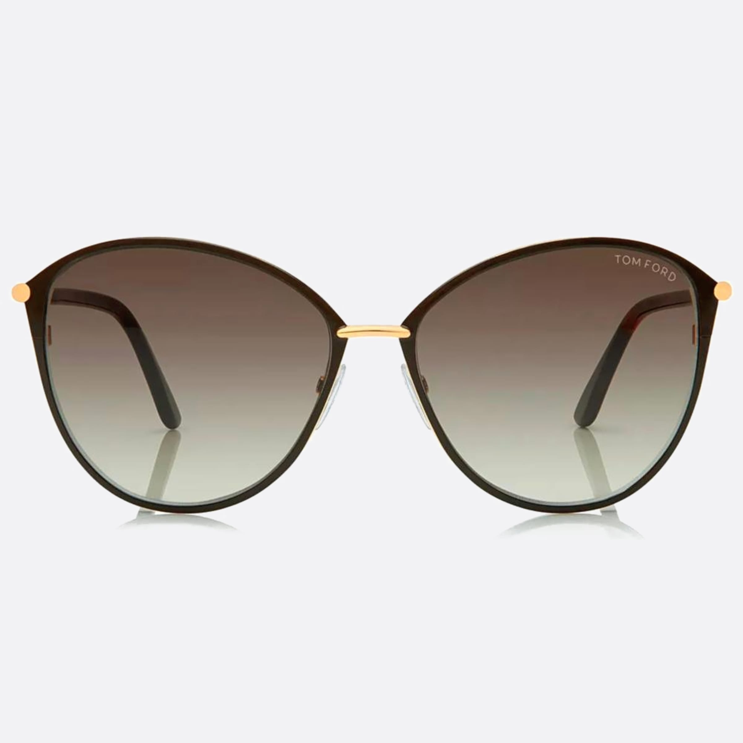 Tom 59mm Ford Penelope 28f Havana Cat Eye Women Sunglasses - Main View