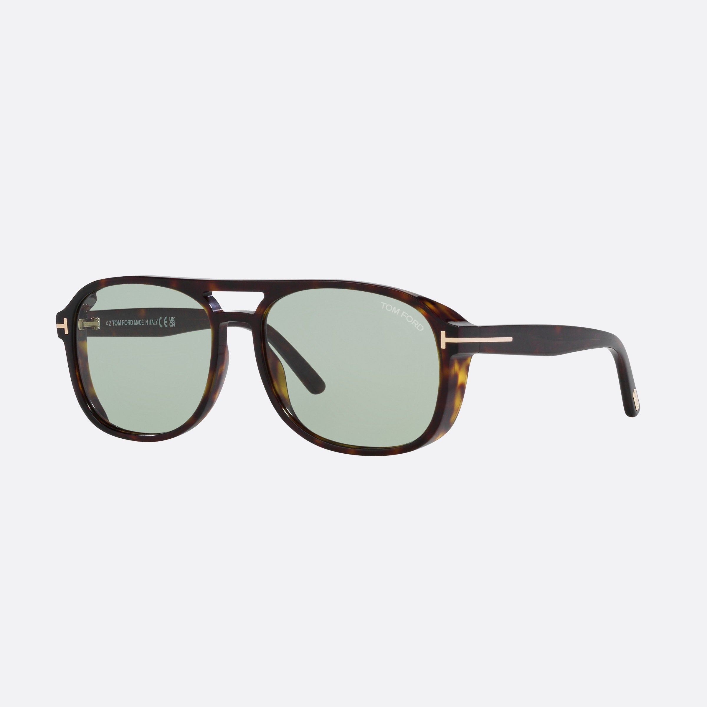 Tom 58mm Ford Rosco Tortoise Square Men Sunglasses - Main View