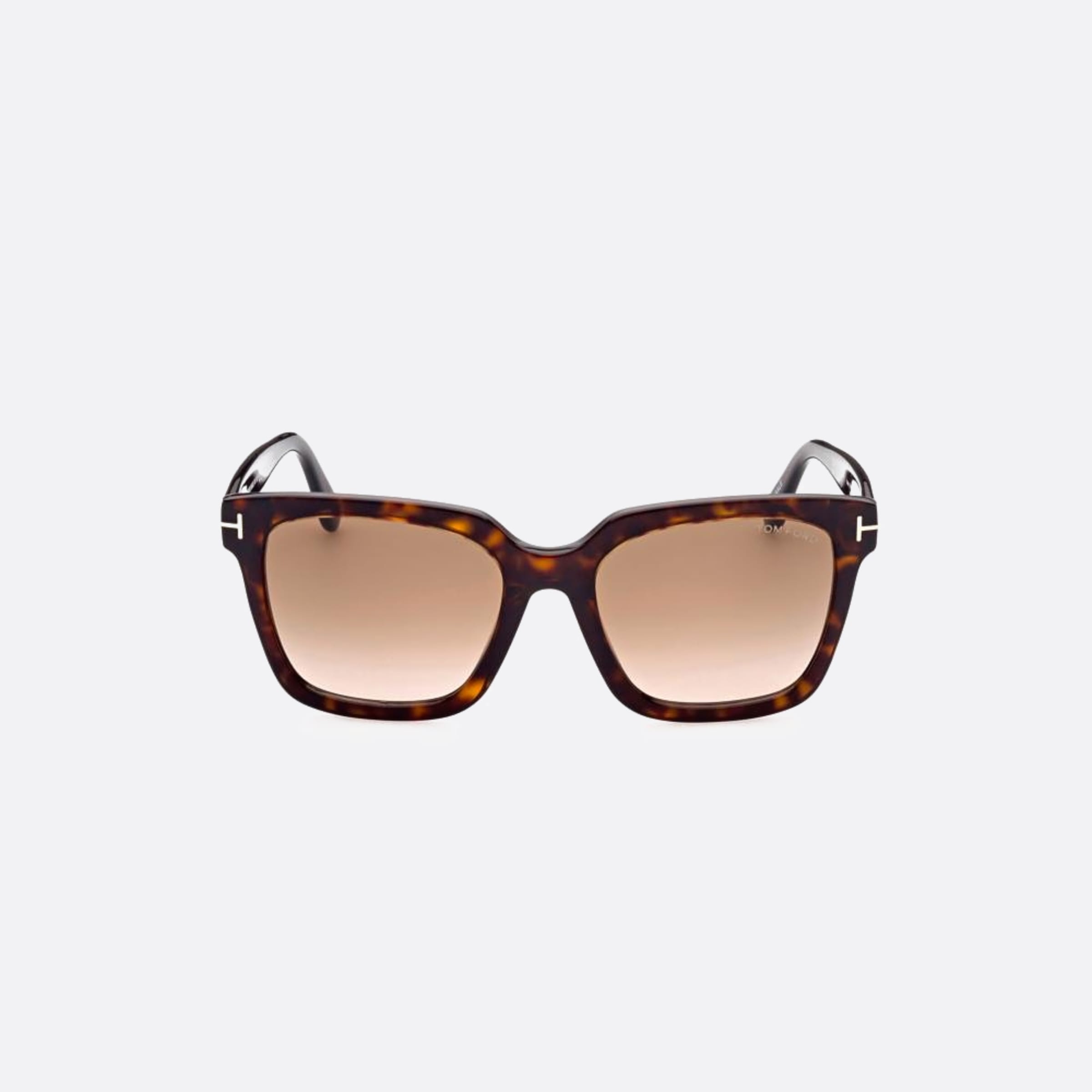 Tom 55mm Ford Selby 52f Havana Geometric Women Sunglasses - Main View