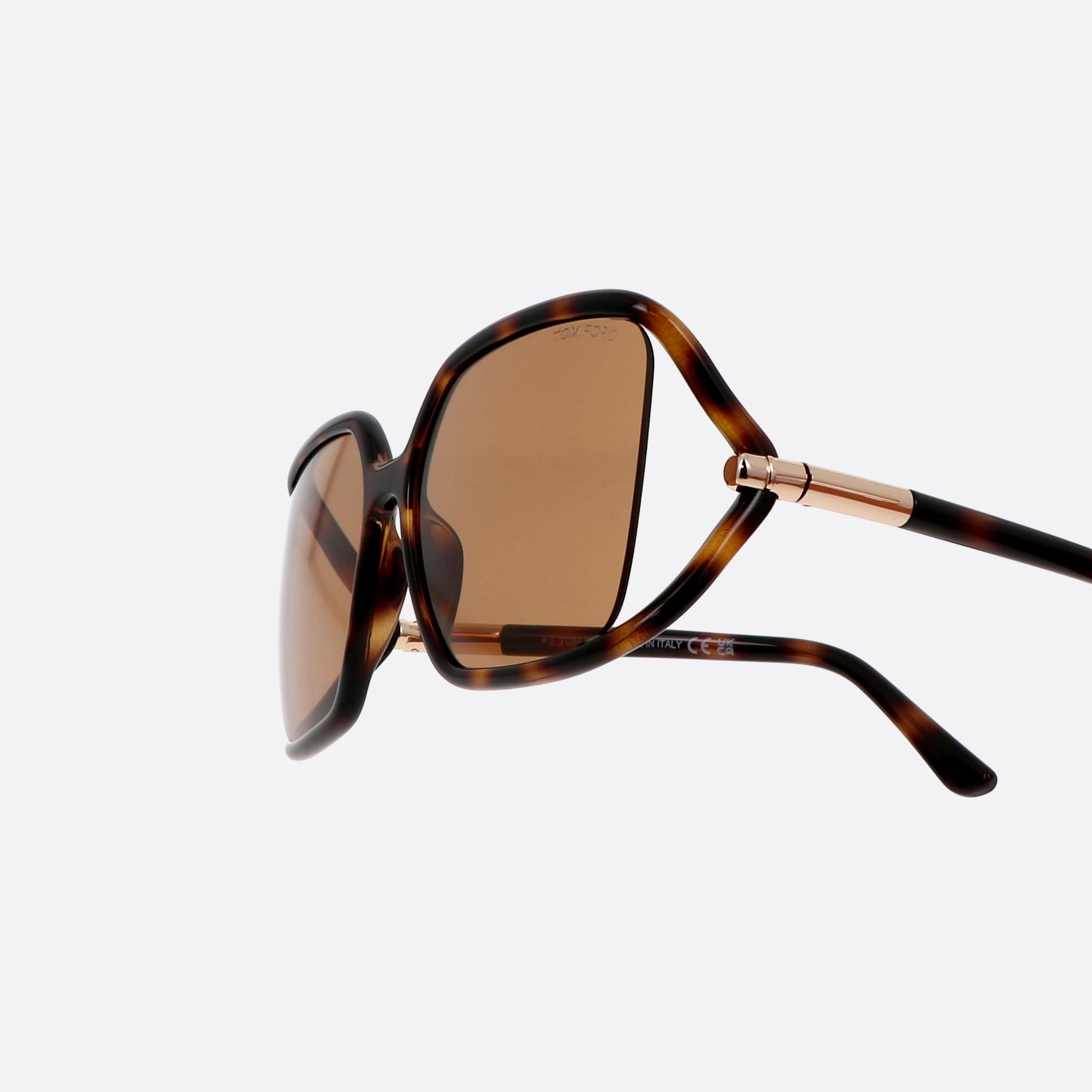 Tom 60mm Ford Solange 52e Havana Butterfly Women Sunglasses - Lifestyle Shot
