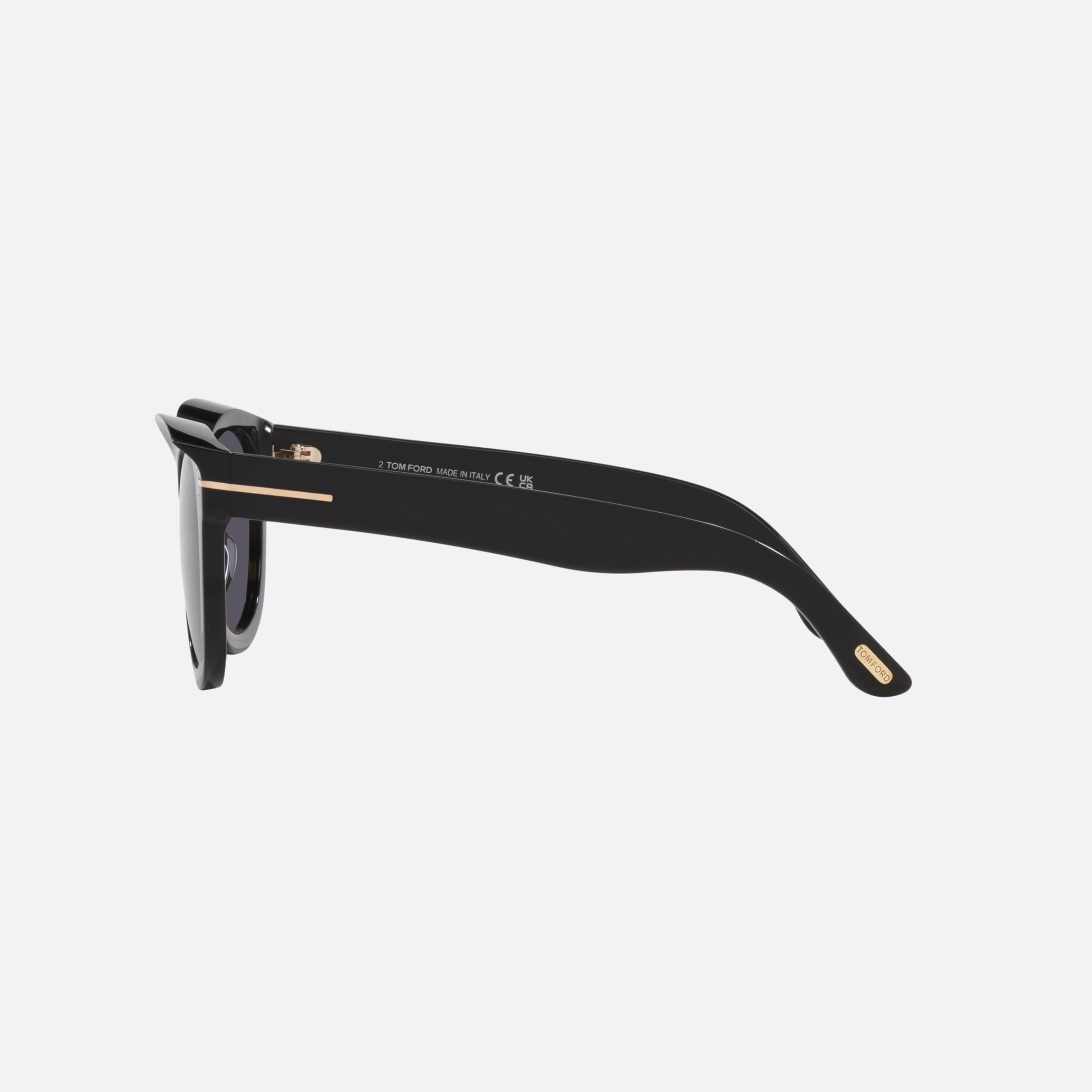 Tom 54mm Ford Tamara 01a Black Cat Eye Women Sunglasses - Detail View