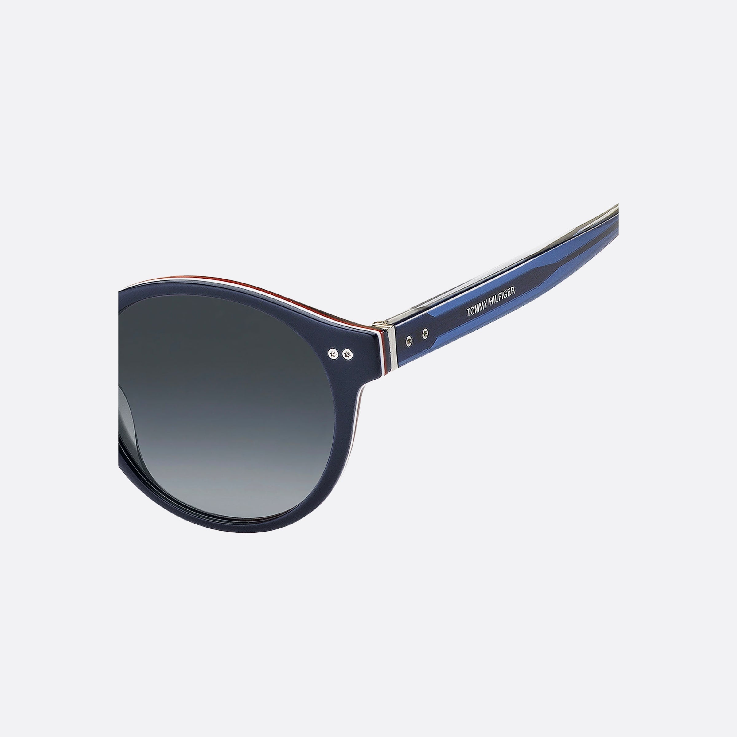 Tommy 50mm Hilfiger Pjp Blue Round Men Sunglasses - Lifestyle Shot