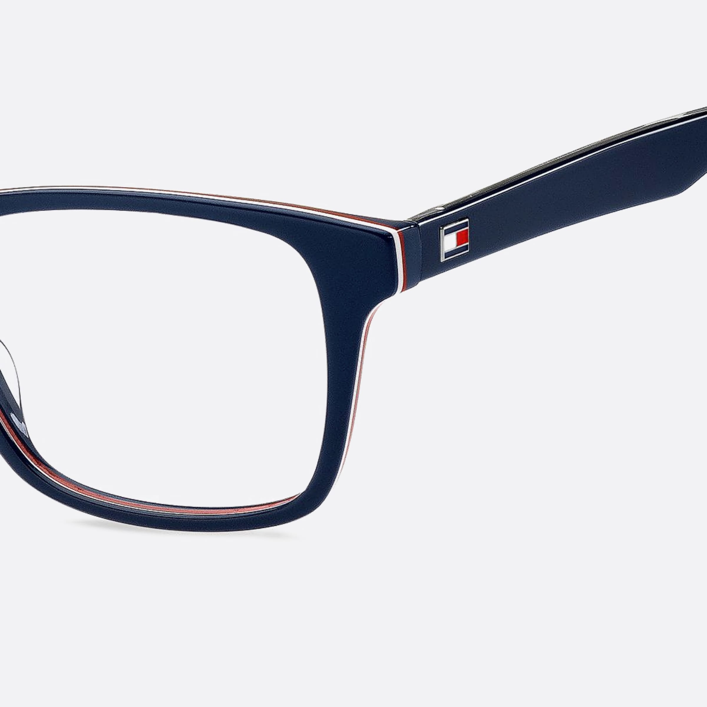 Tommy 52mm Hilfiger Pjp Blue Squared Men Eyeglasses - Lifestyle Shot