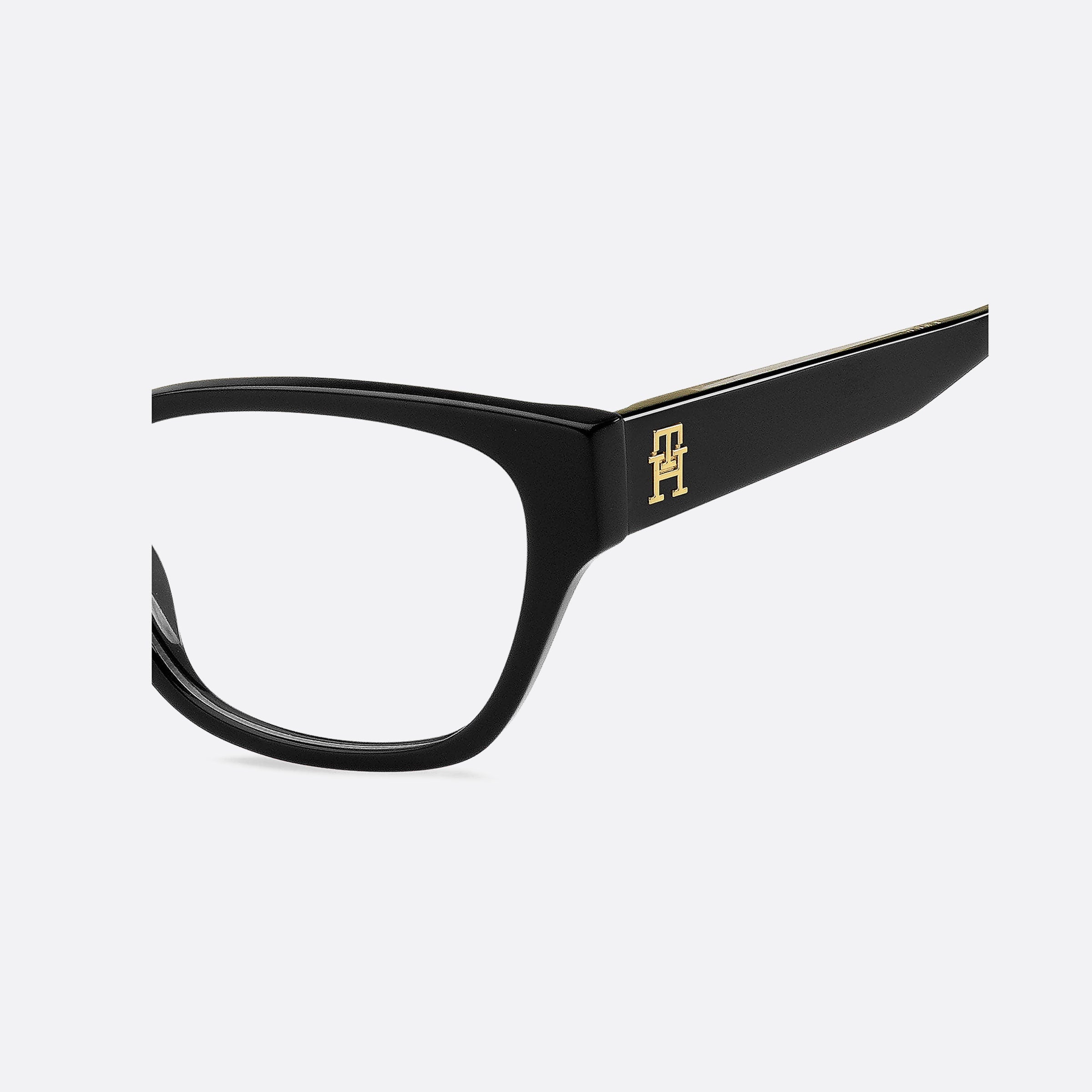 Tommy 52mm Hilfiger Black Butterfly Women Eyeglasses - Lifestyle Shot