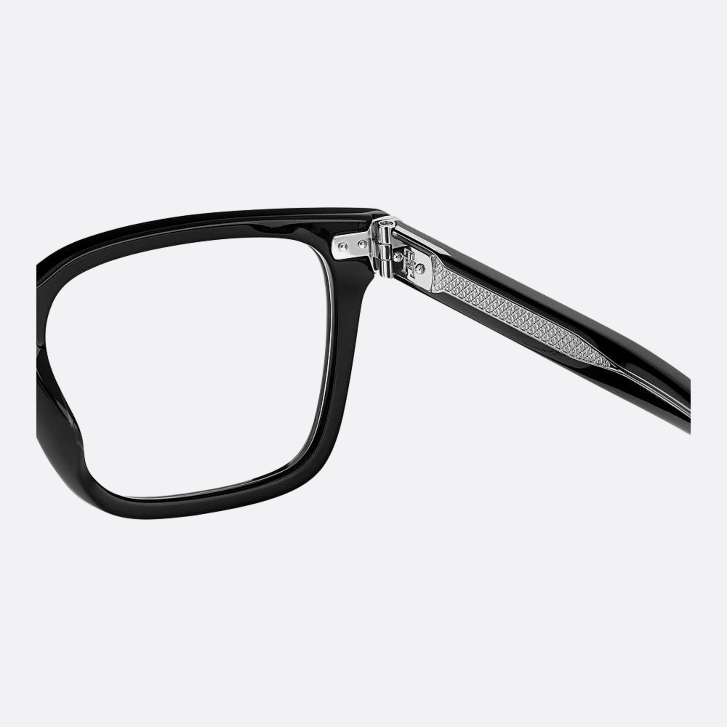 Tommy 52mm Hilfiger Black Squared Men Eyeglasses - Additional Angle