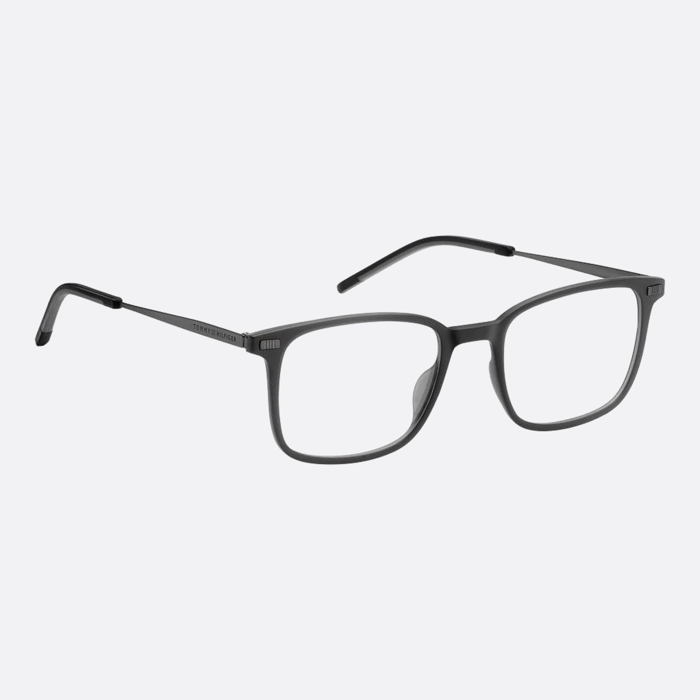 Tommy 50mm Hilfiger Riw Grey Squared Men Eyeglasses - Detail View